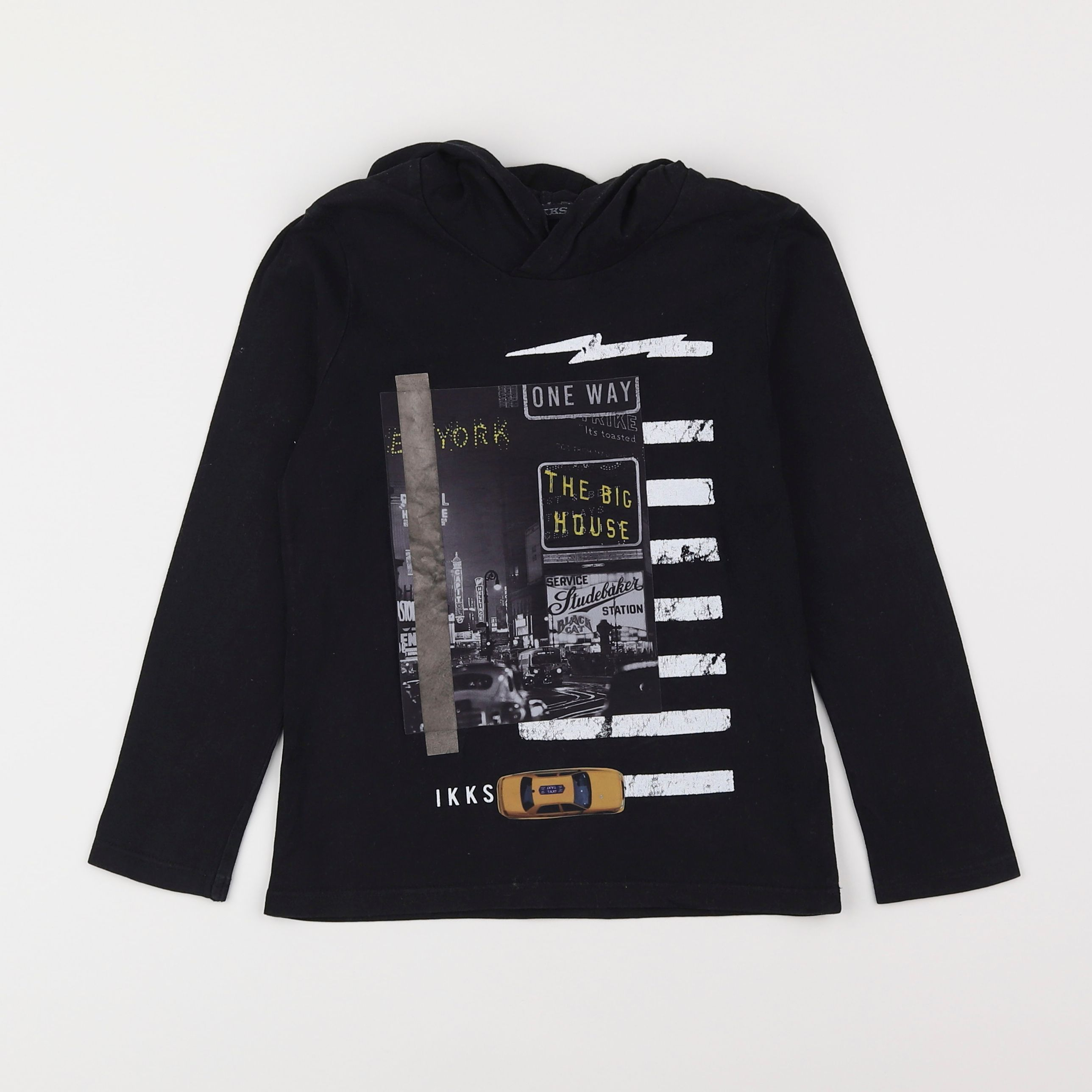 IKKS - tee-shirt noir - 6 ans