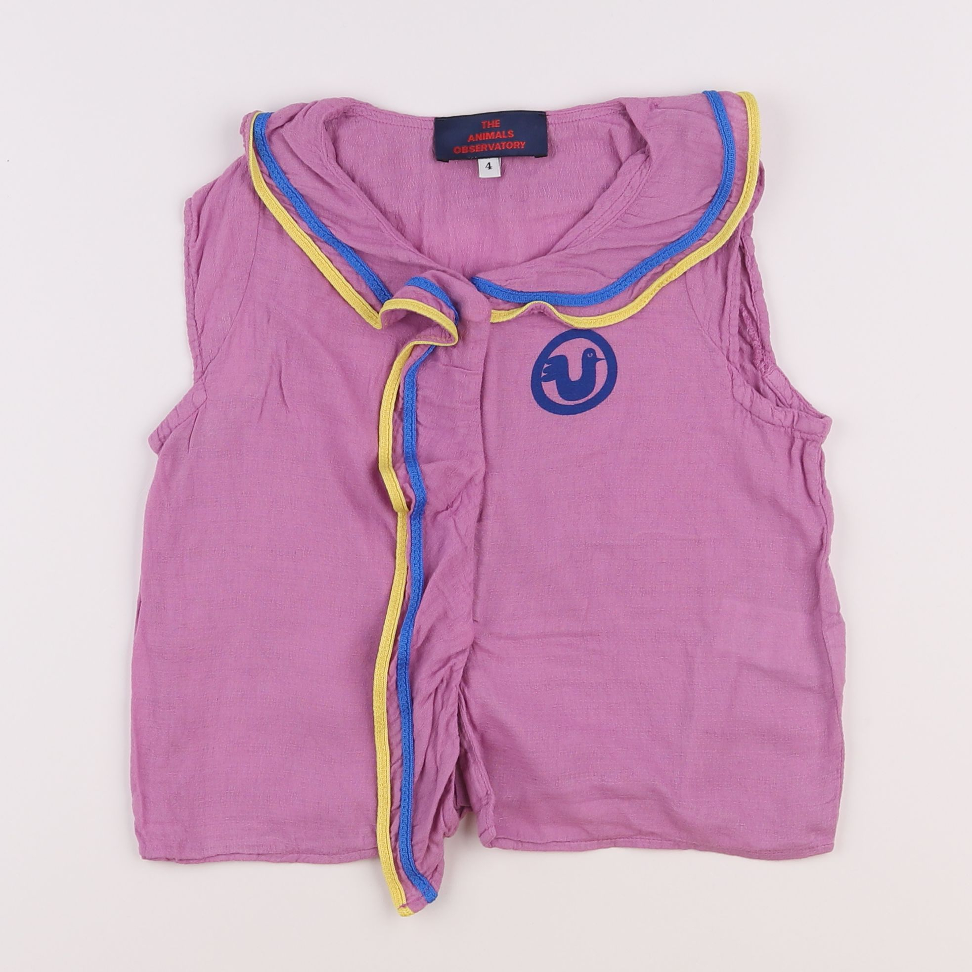 The animals observatory - blouse violet - 4 ans