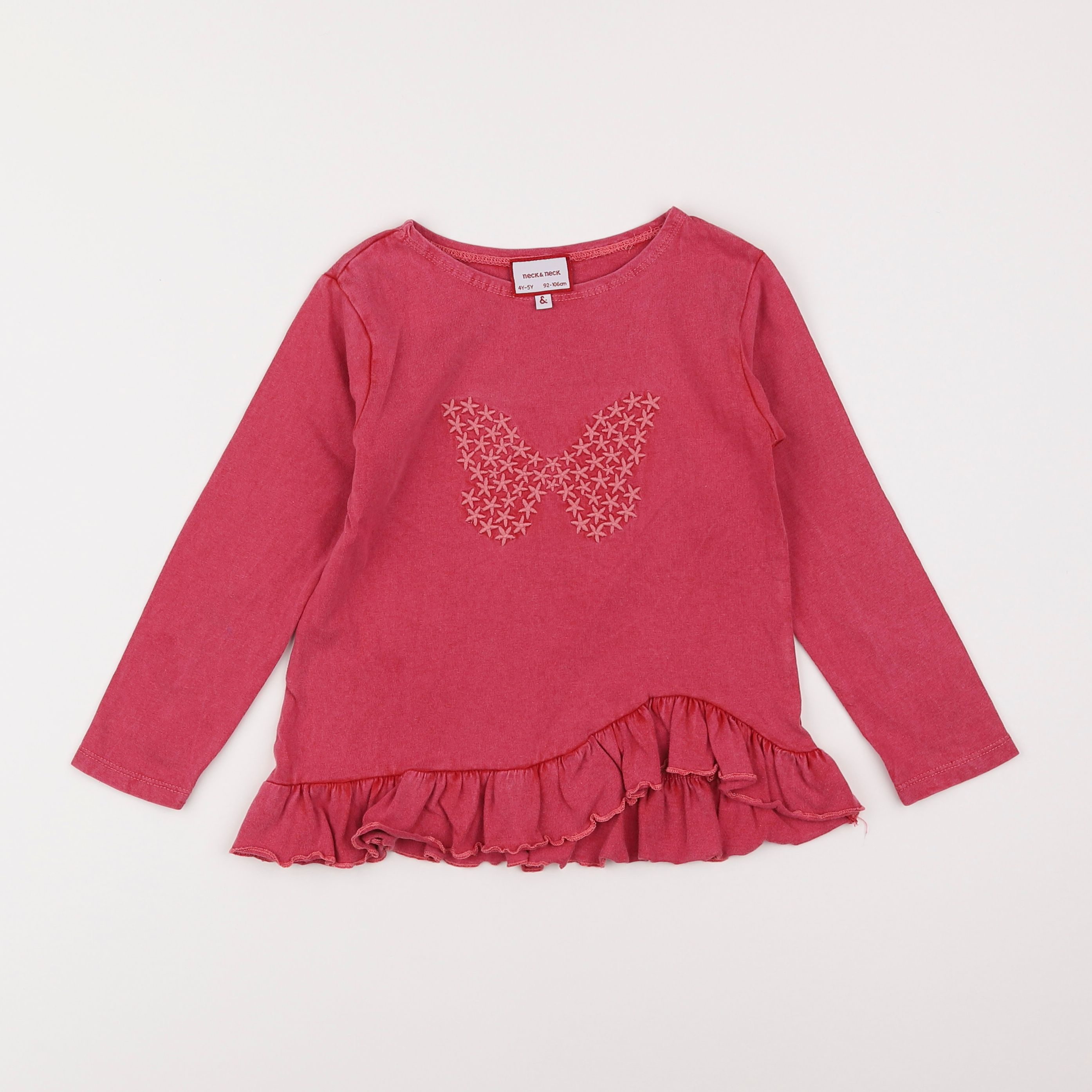 Neck & Neck - tee-shirt rose - 4/5 ans