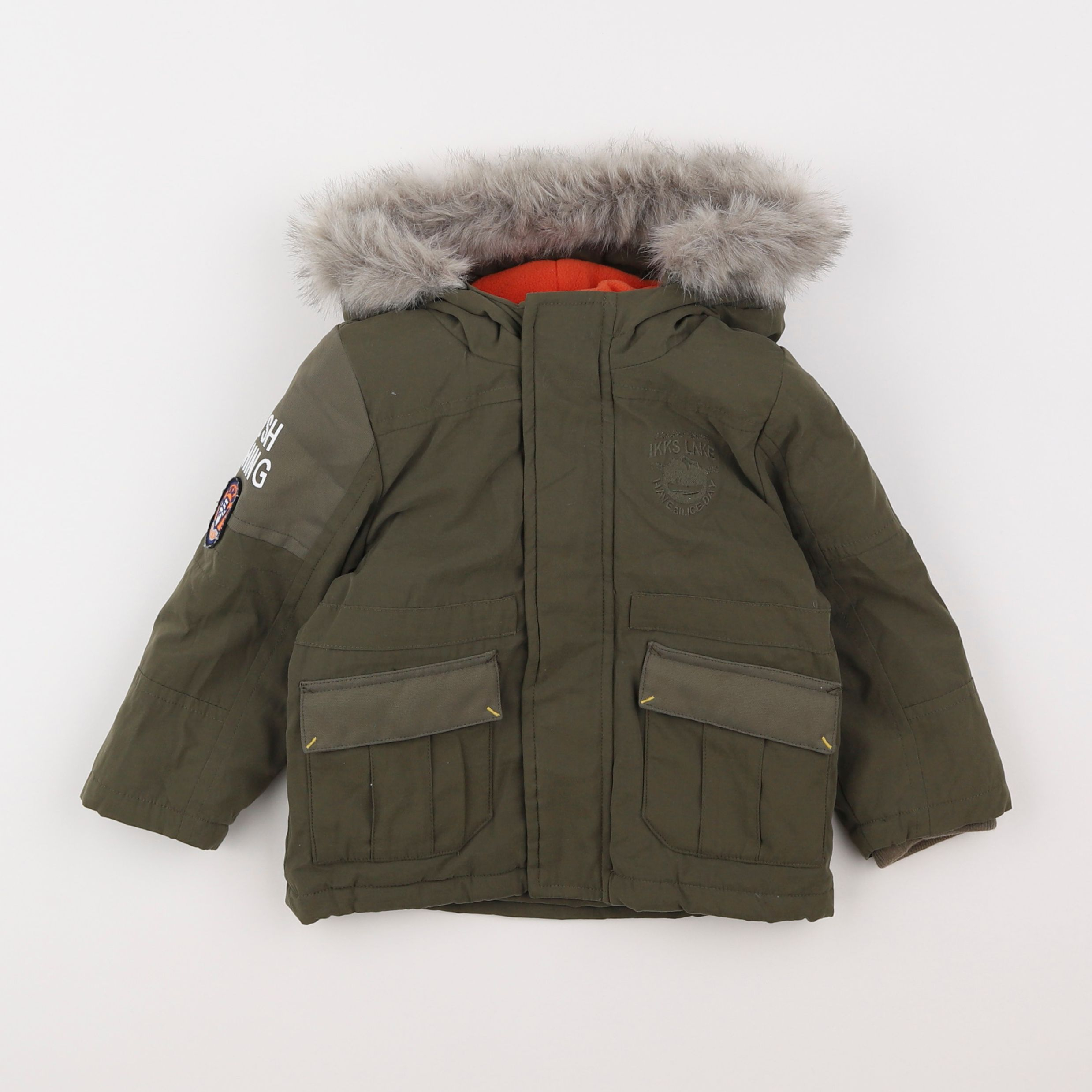 IKKS - parka vert - 18 mois