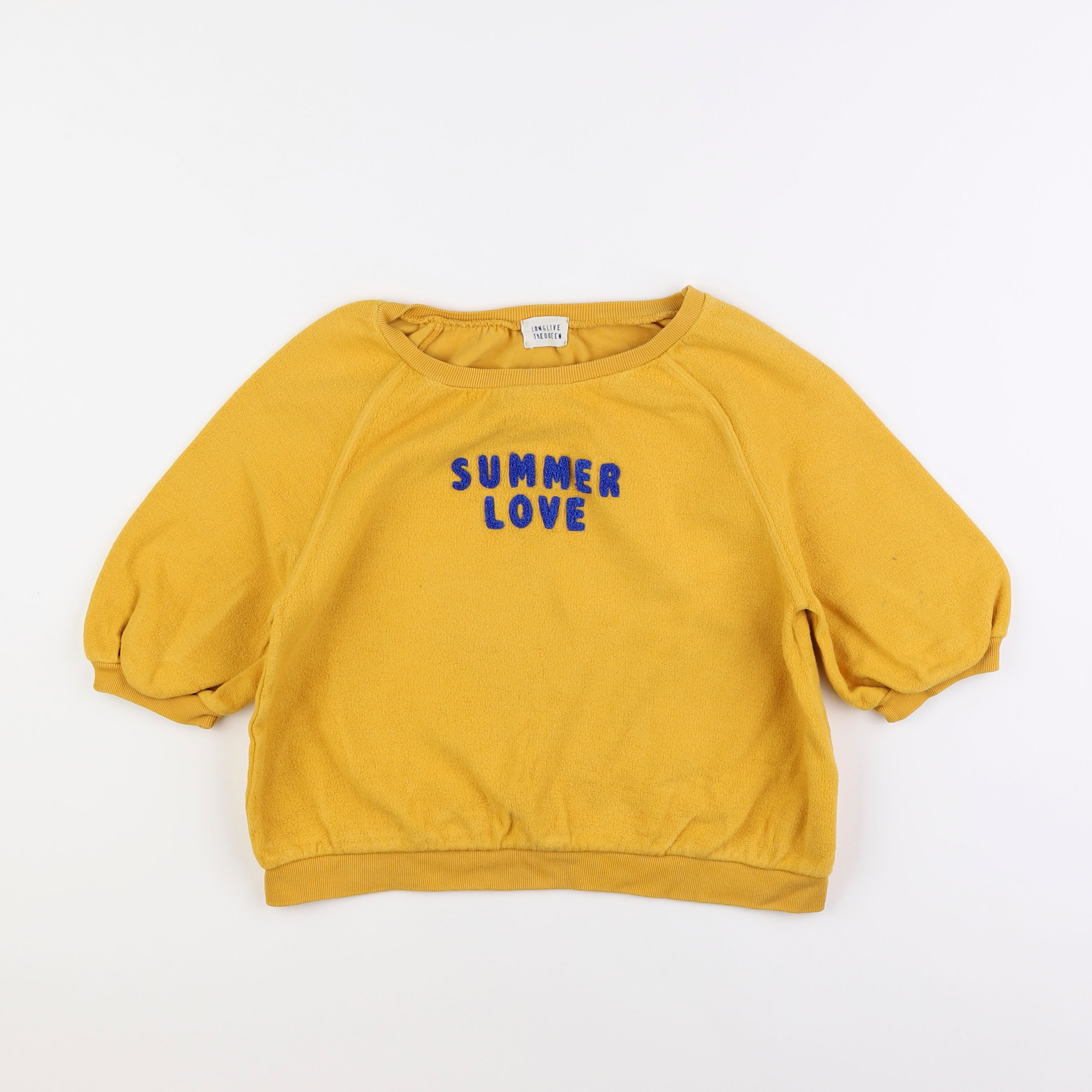 Longlivethequeen - sweat jaune - 10 ans