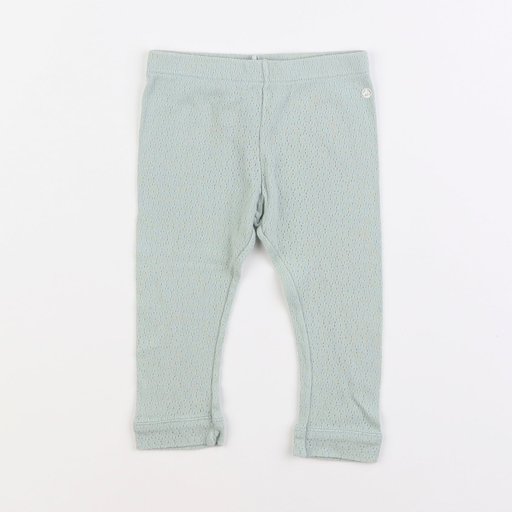 Petit Bateau - legging vert - 12 mois