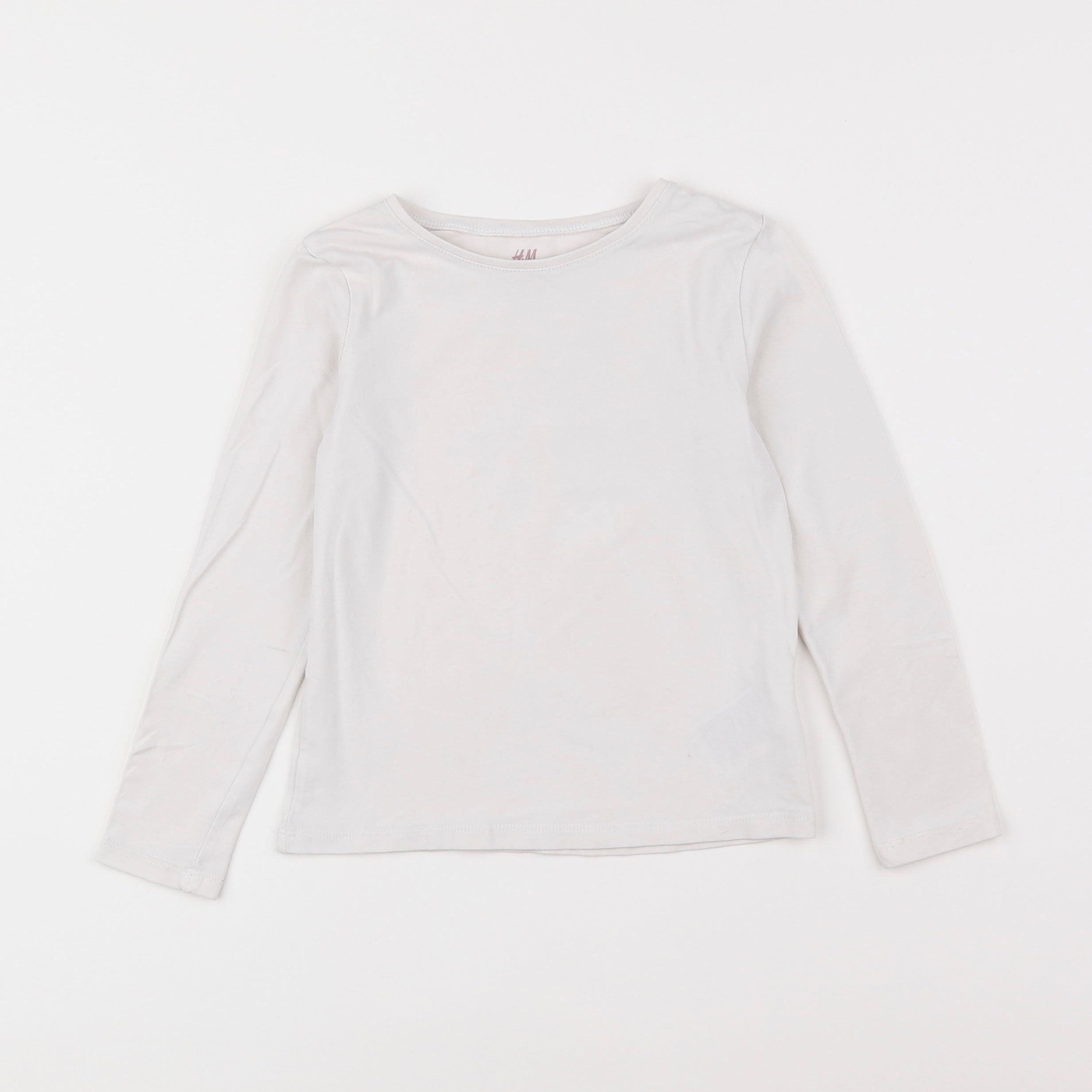 H&M - tee-shirt blanc - 4/6 ans