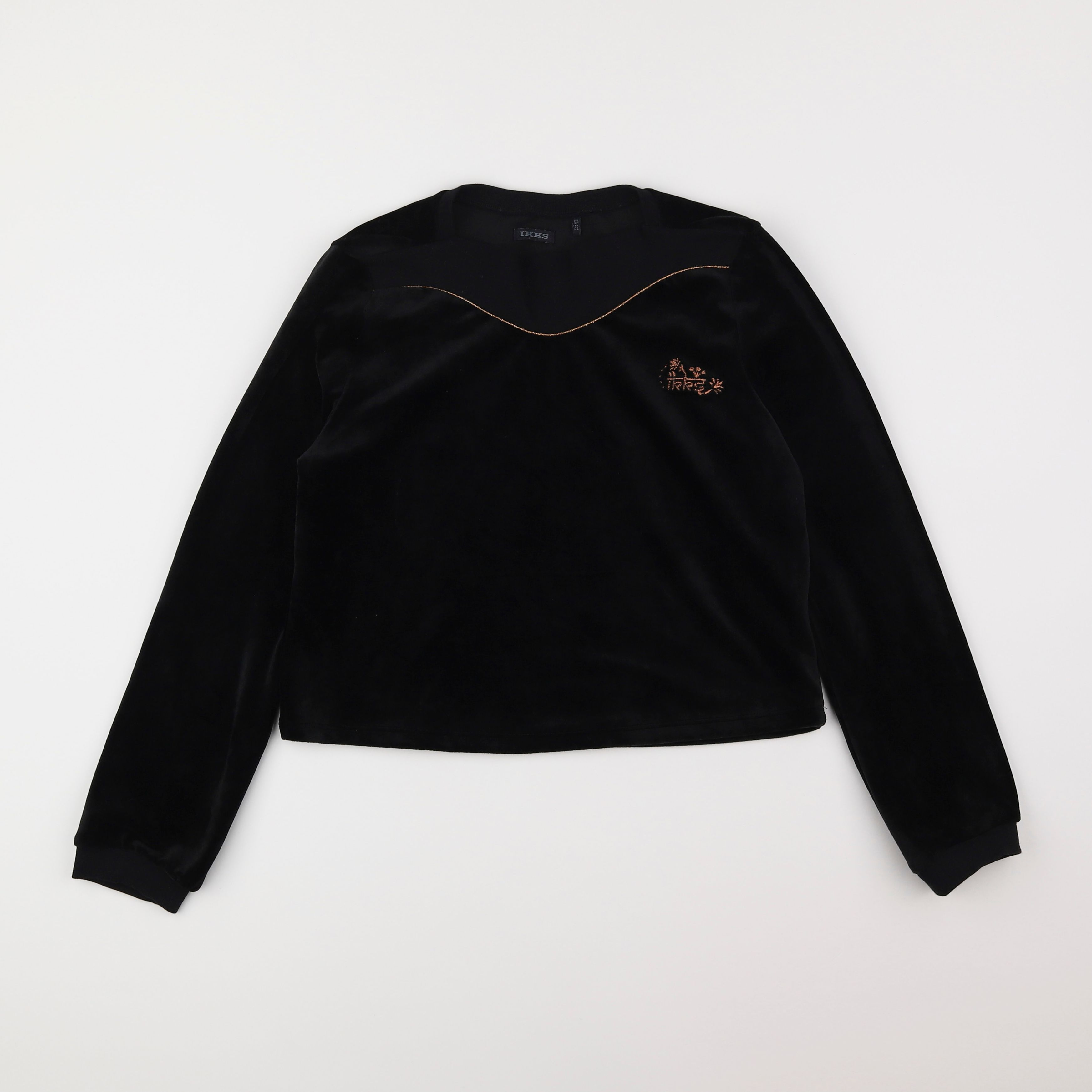 IKKS - sweat noir - 12 ans