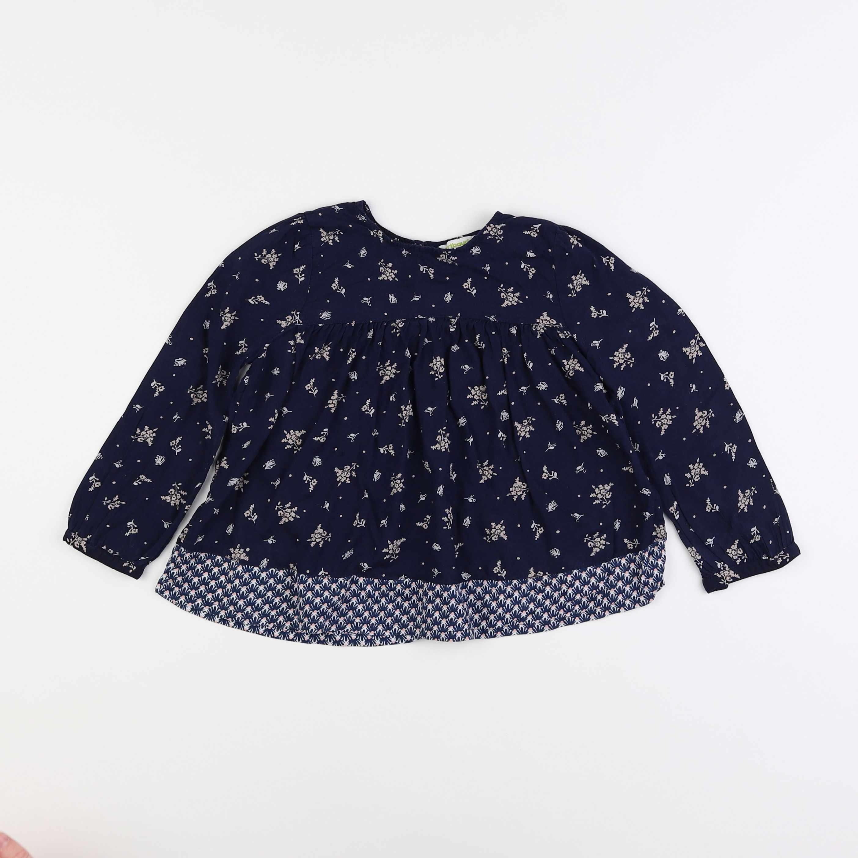 Vertbaudet - blouse bleu - 4 ans