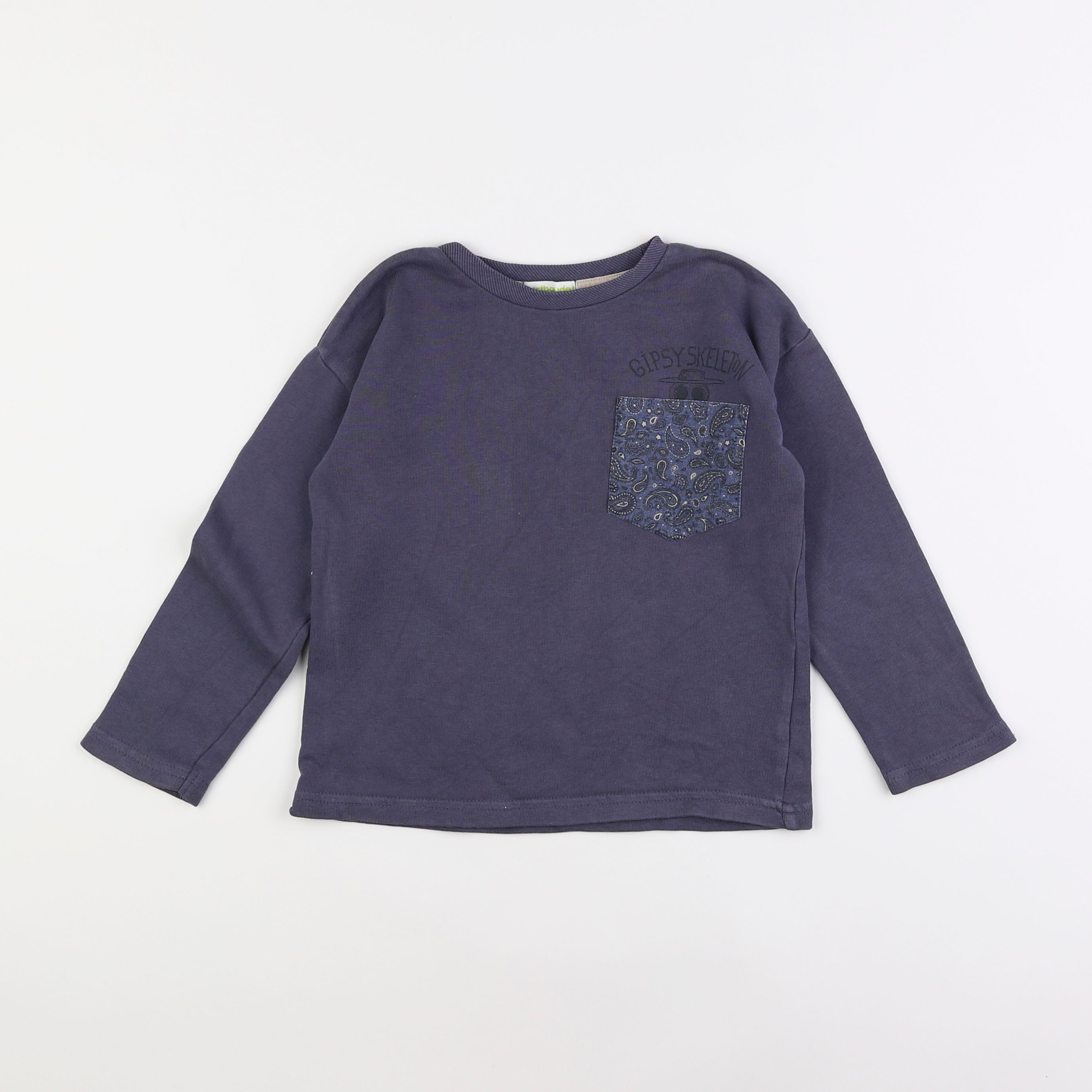 Vertbaudet - sweat bleu - 5 ans