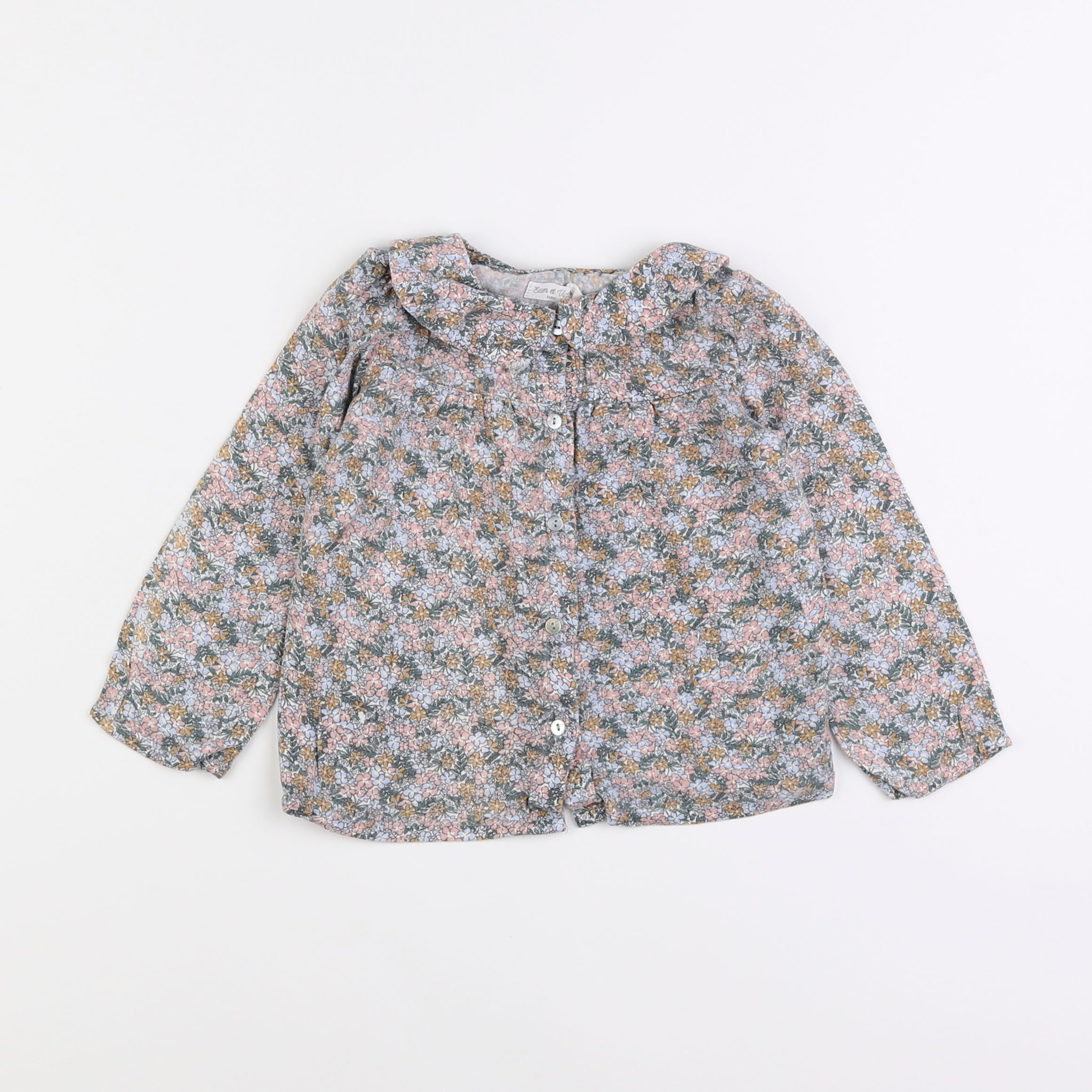 Eden & Victor - blouse multicolore - 4 ans