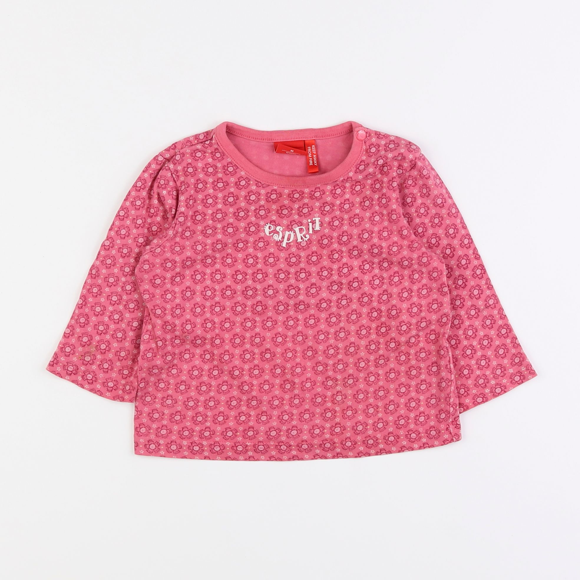 Esprit - tee-shirt rose - 12 mois