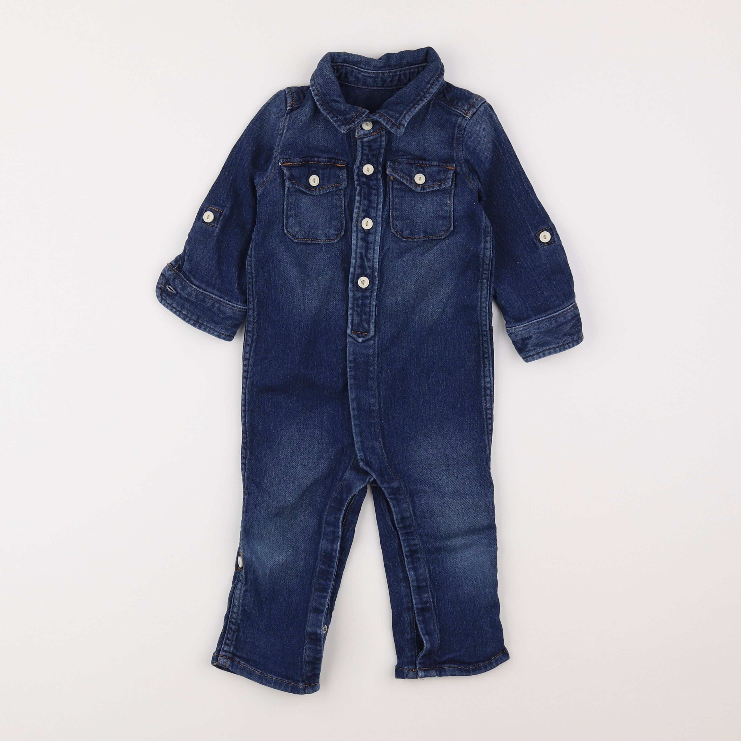 GAP - combinaison bleu - 12/18 mois