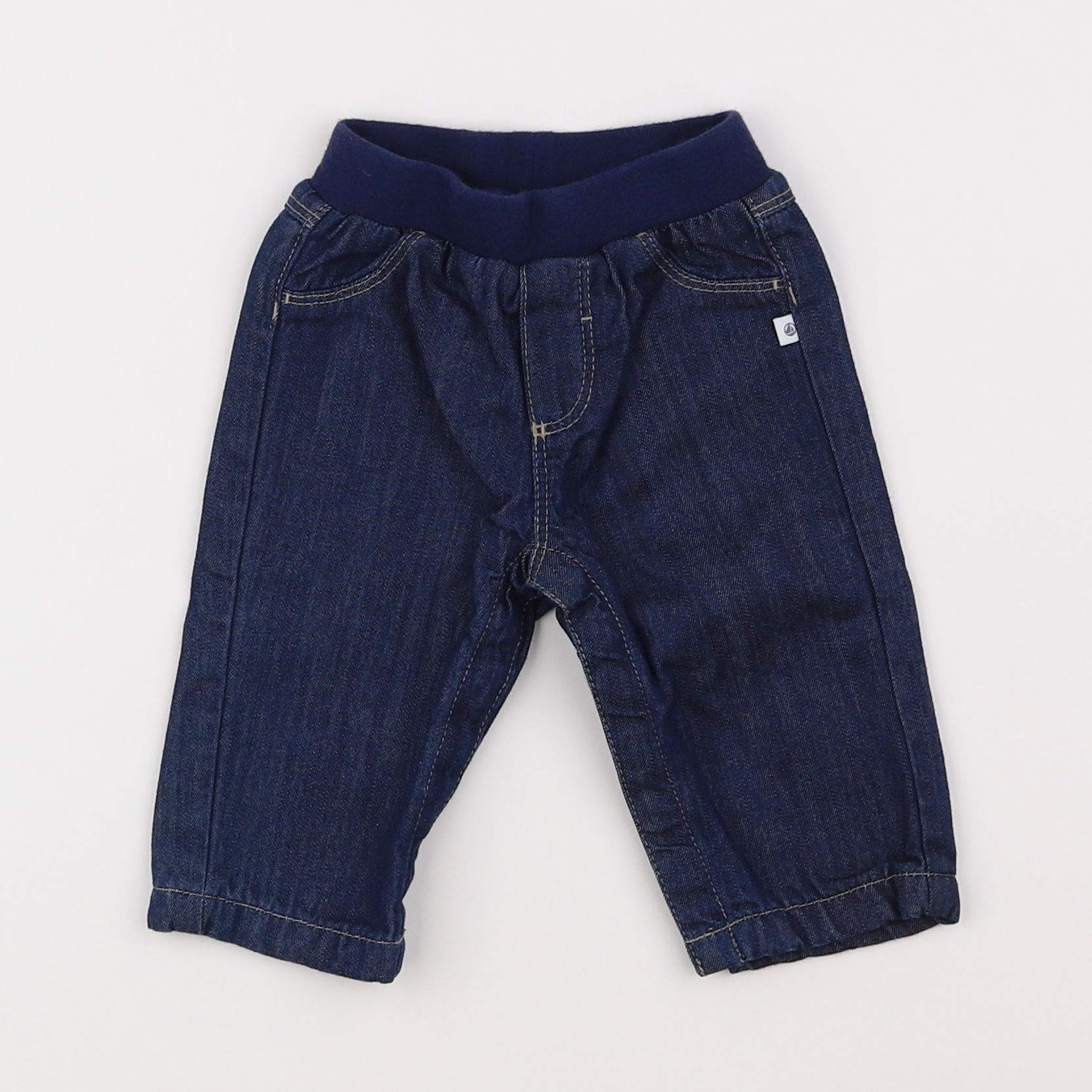 Petit Bateau - jean bleu - 3 mois