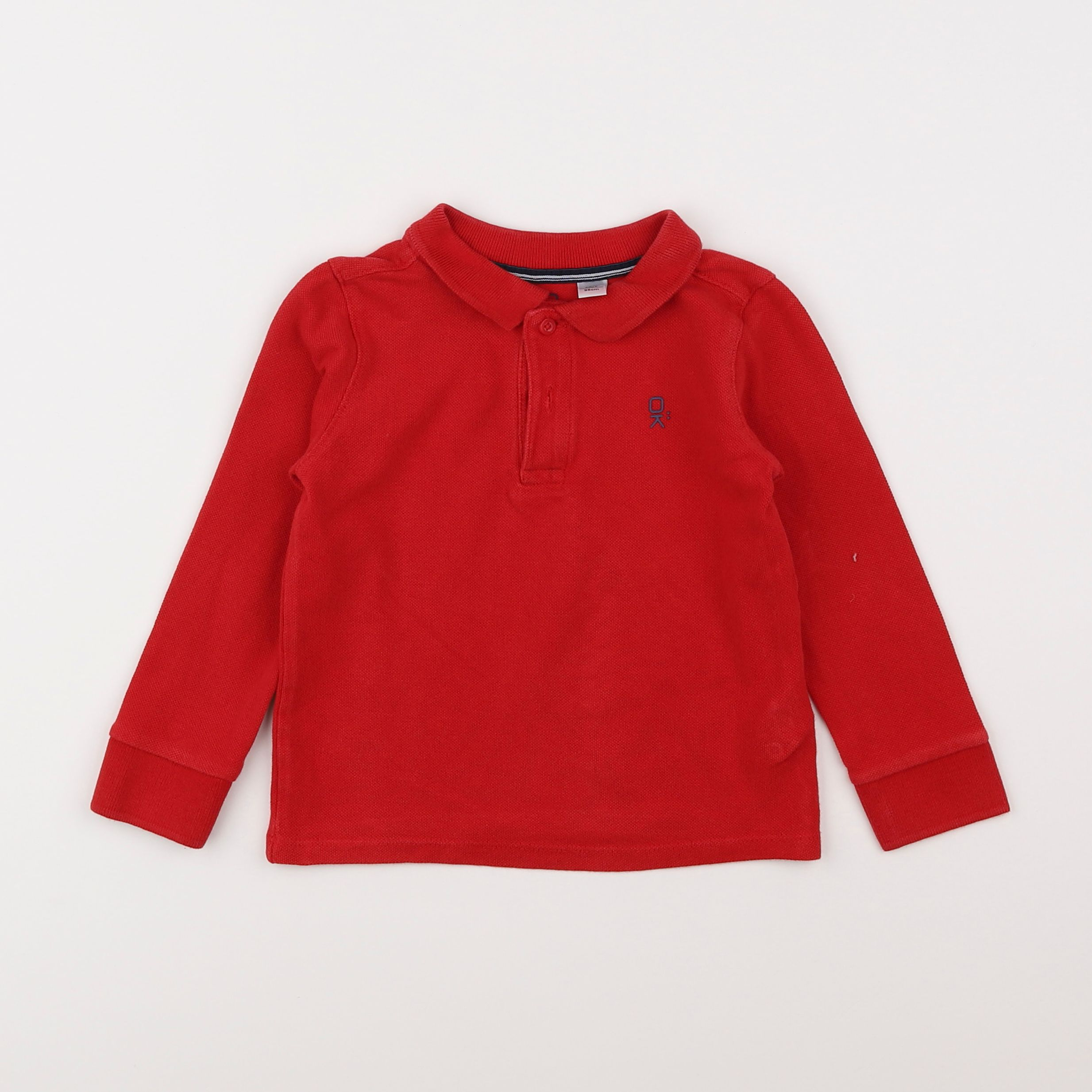 Okaidi - polo rouge - 3 ans