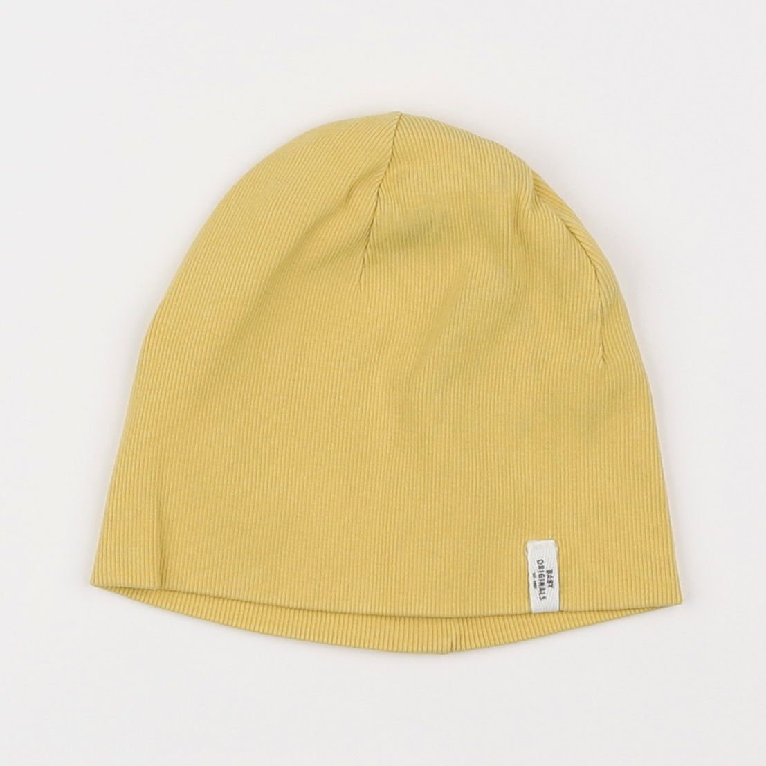 H&M - bonnet jaune - 2/4 ans