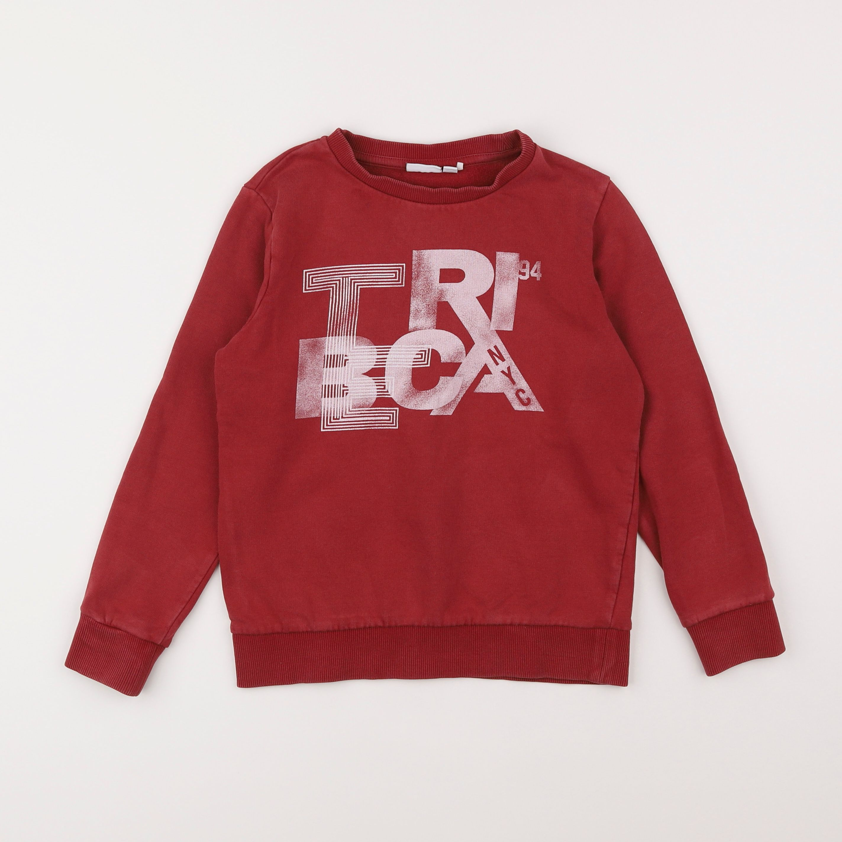 Name it - sweat rouge - 7/8 ans