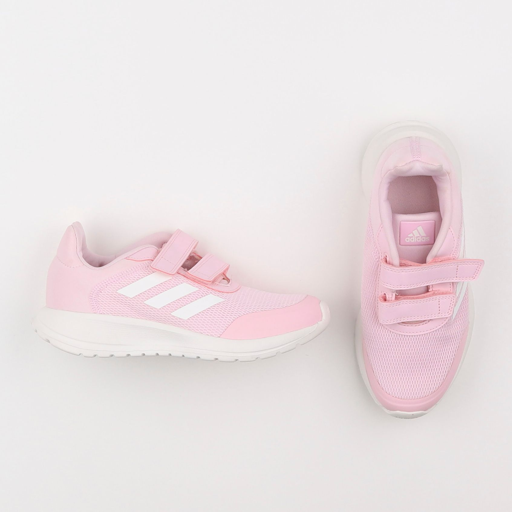 Adidas - tennis à scratch/ lacets rose - pointure 34