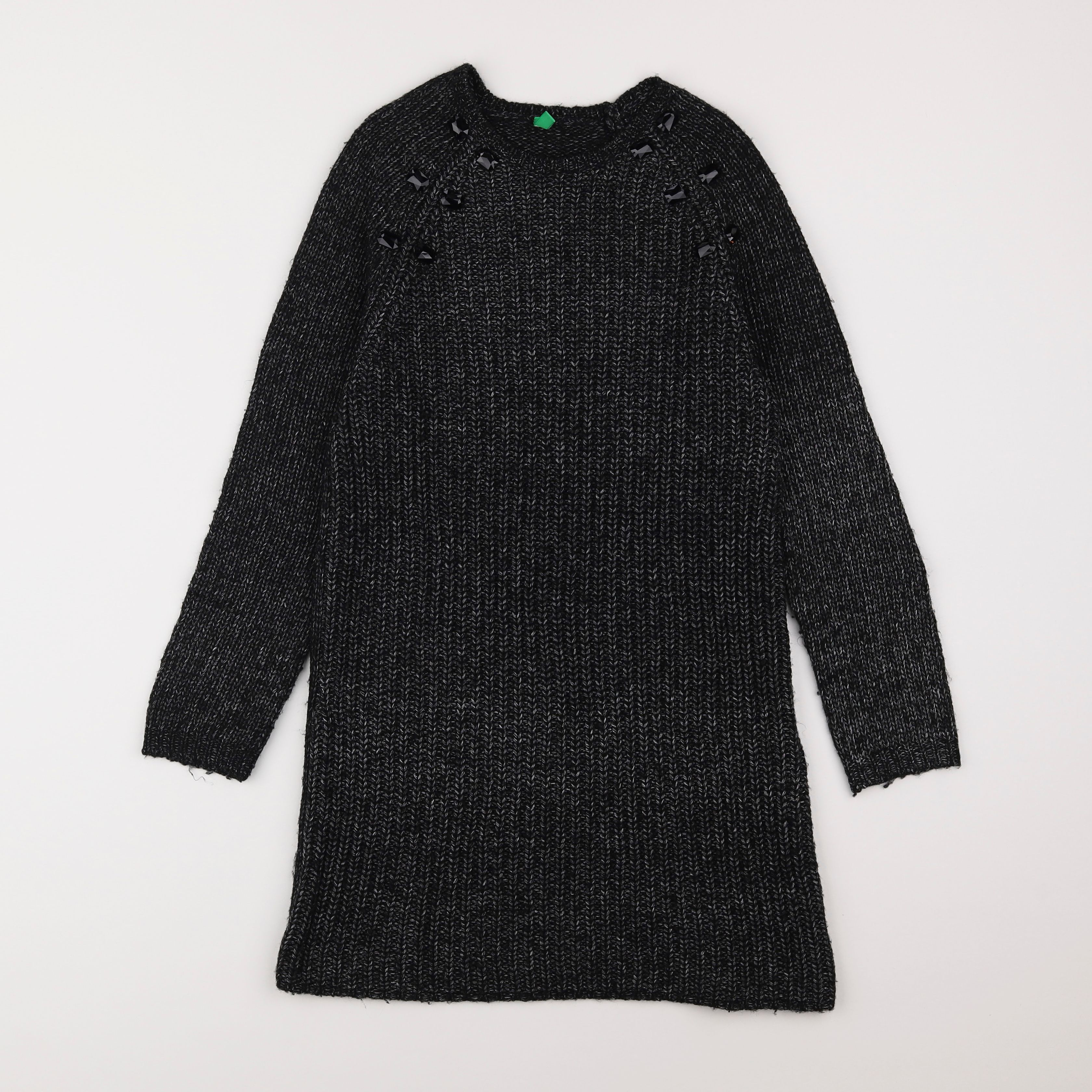 Benetton - robe noir - 8 ans