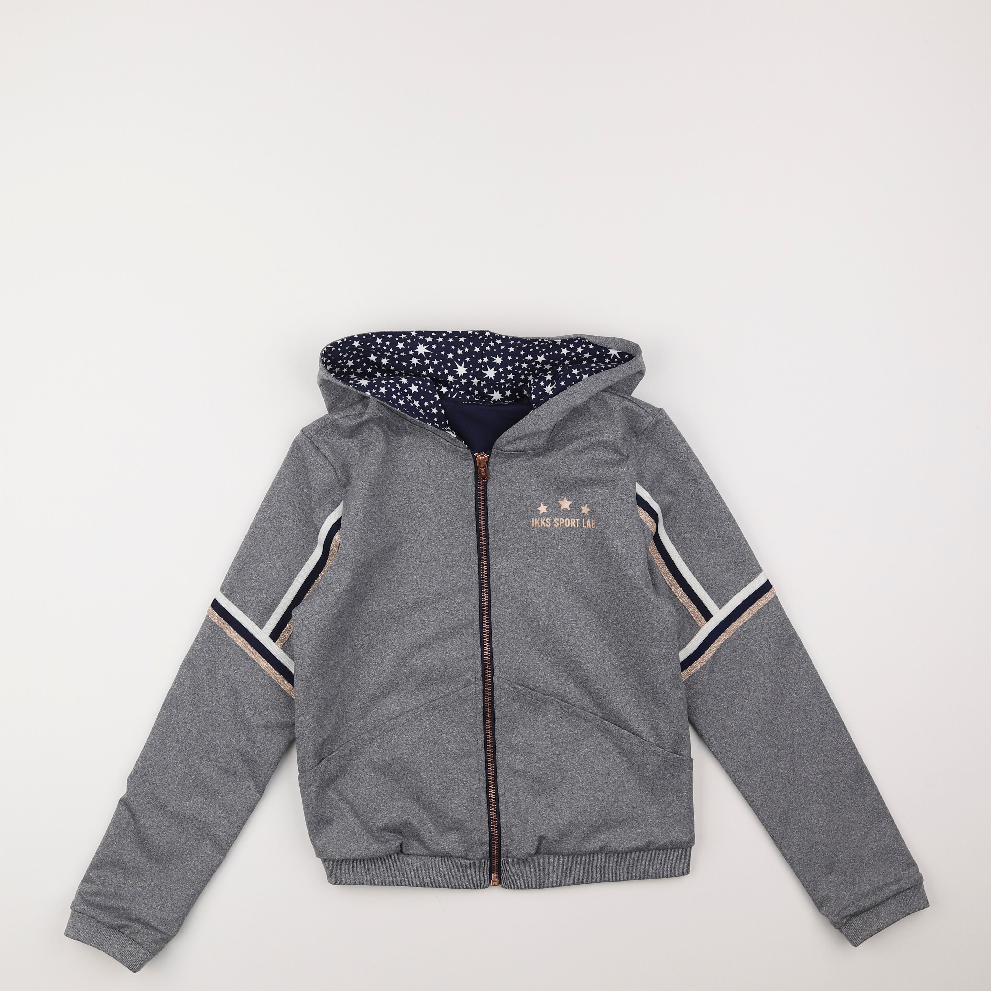 IKKS - sweat gris - 12 ans