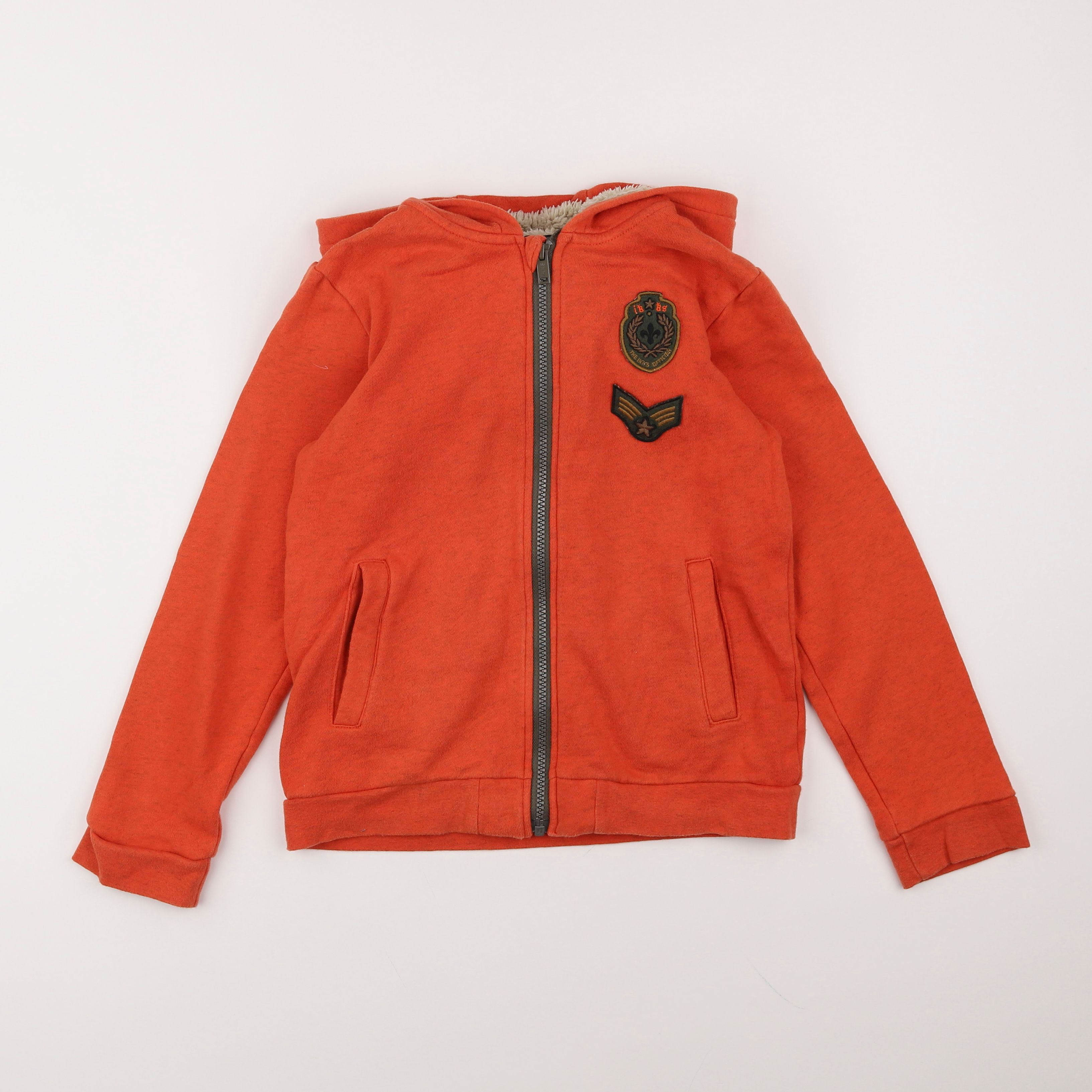 IKKS - sweat orange - 10 ans