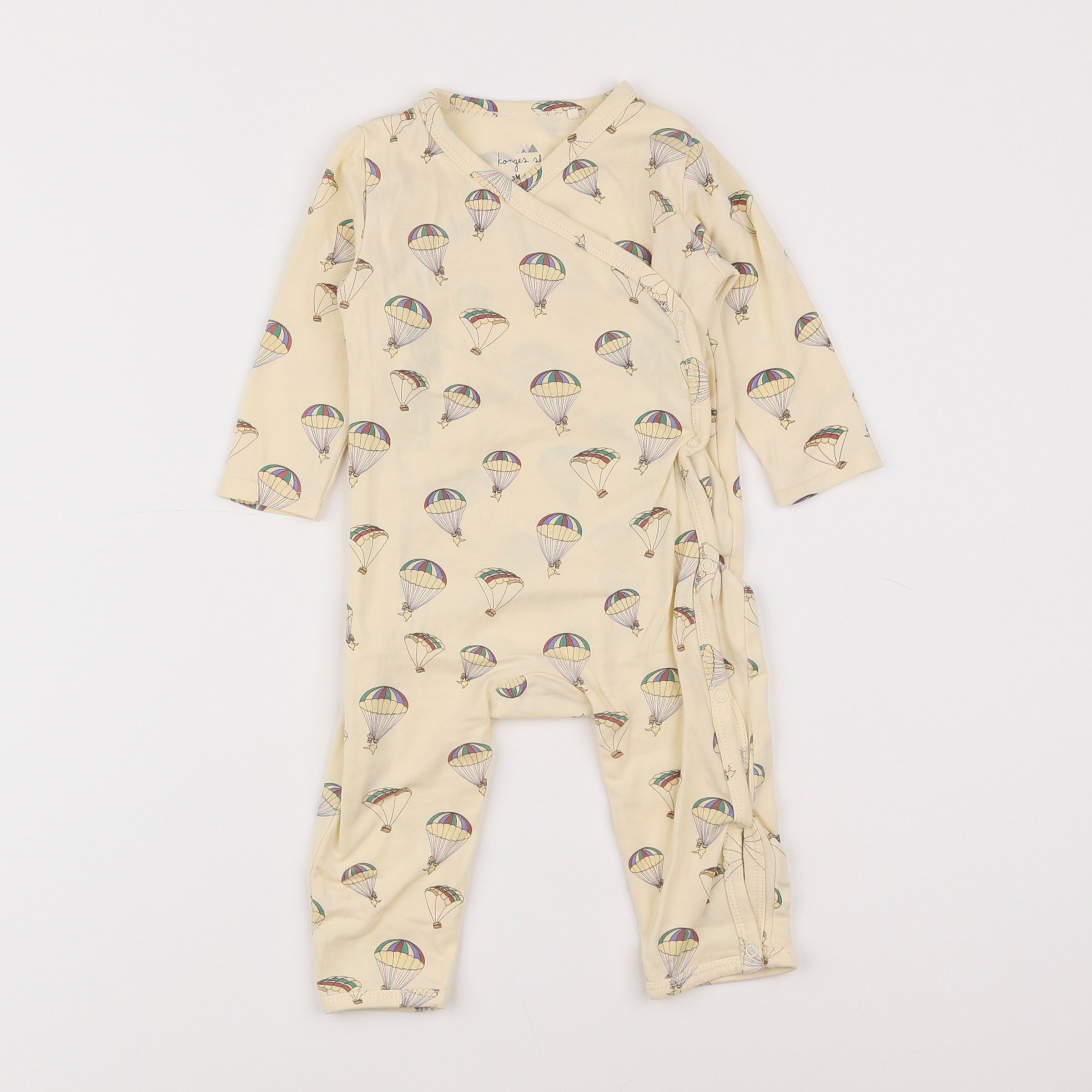 Konges slojd - pyjama coton beige - 3 mois