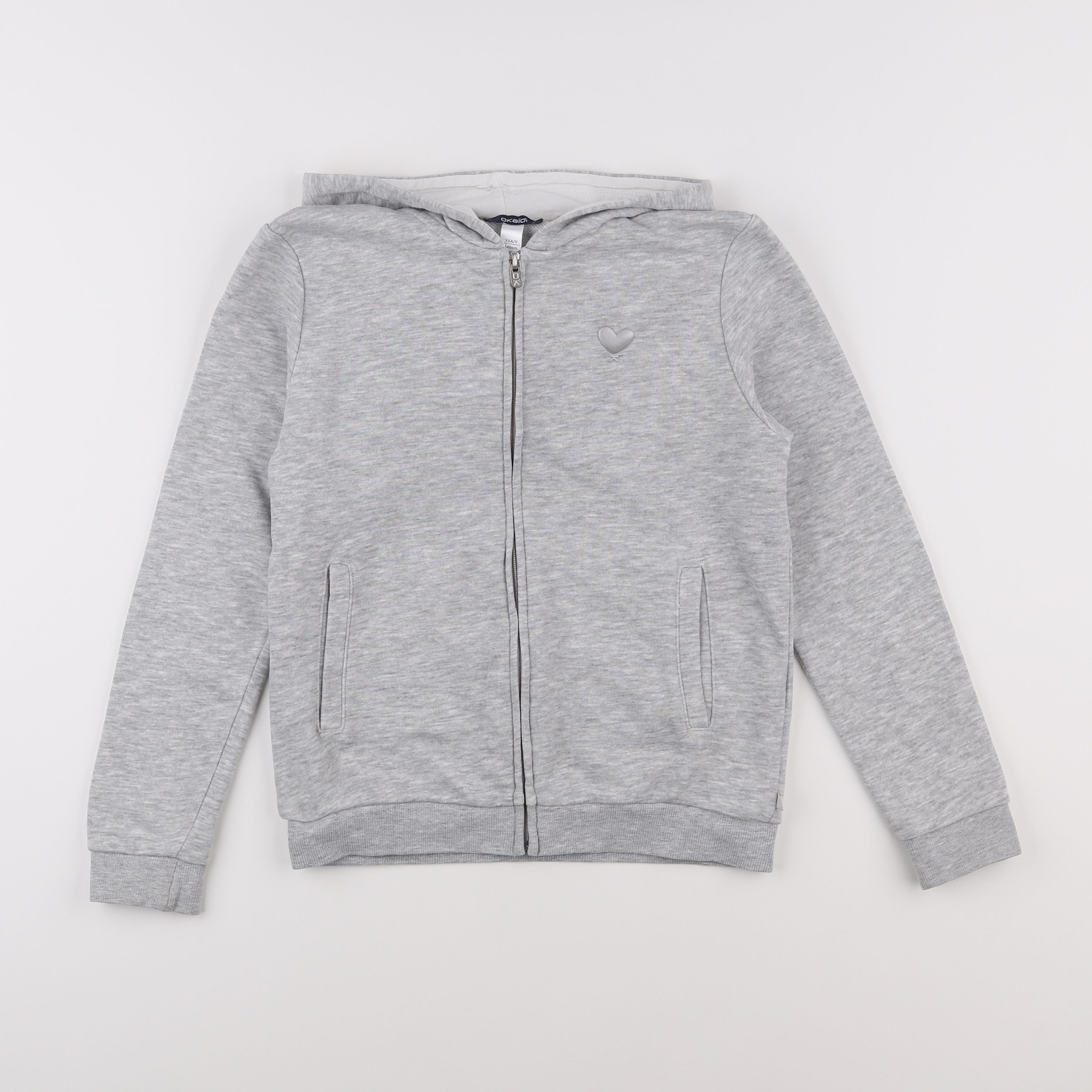 Okaidi - sweat gris - 10 ans