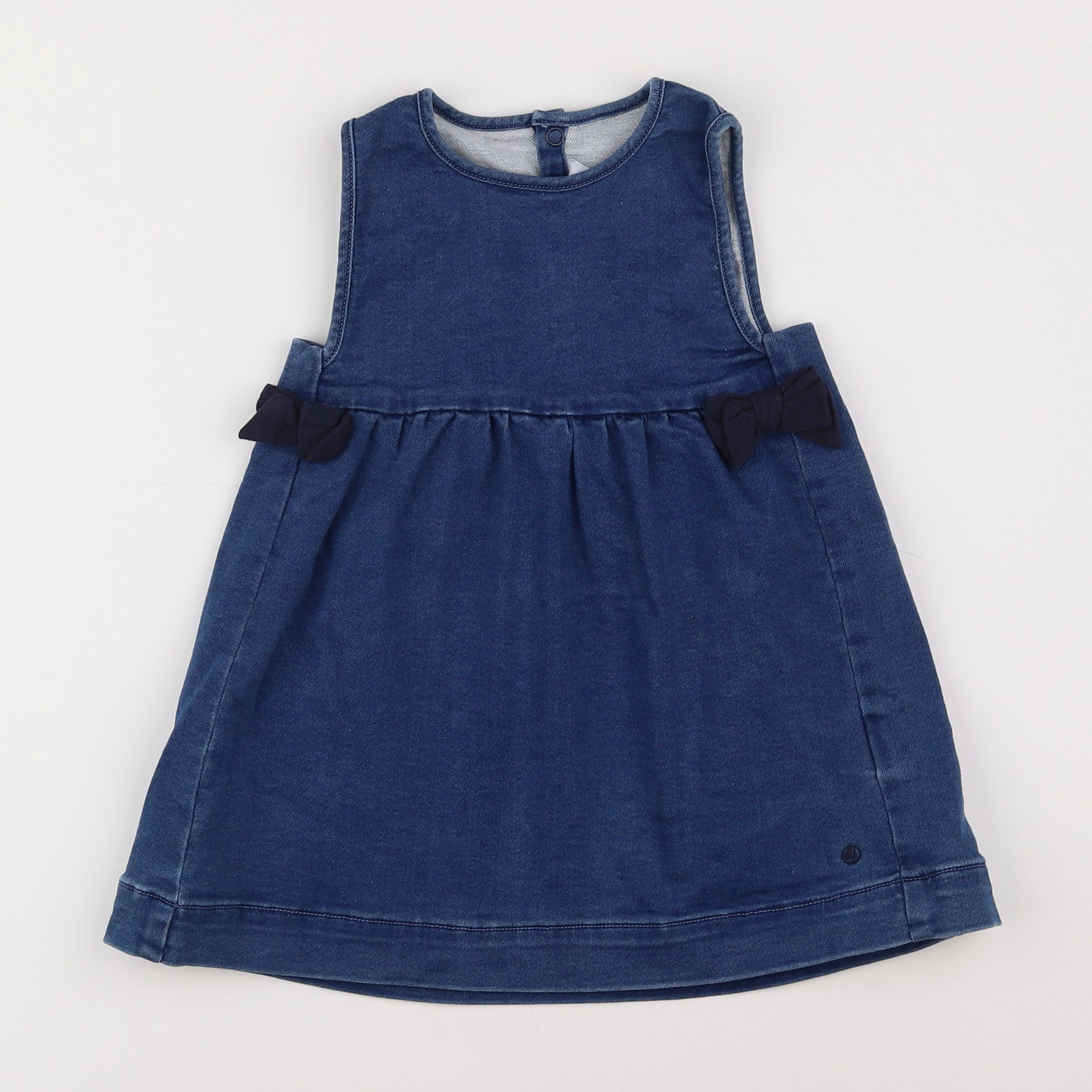 Petit Bateau - robe bleu - 2 ans