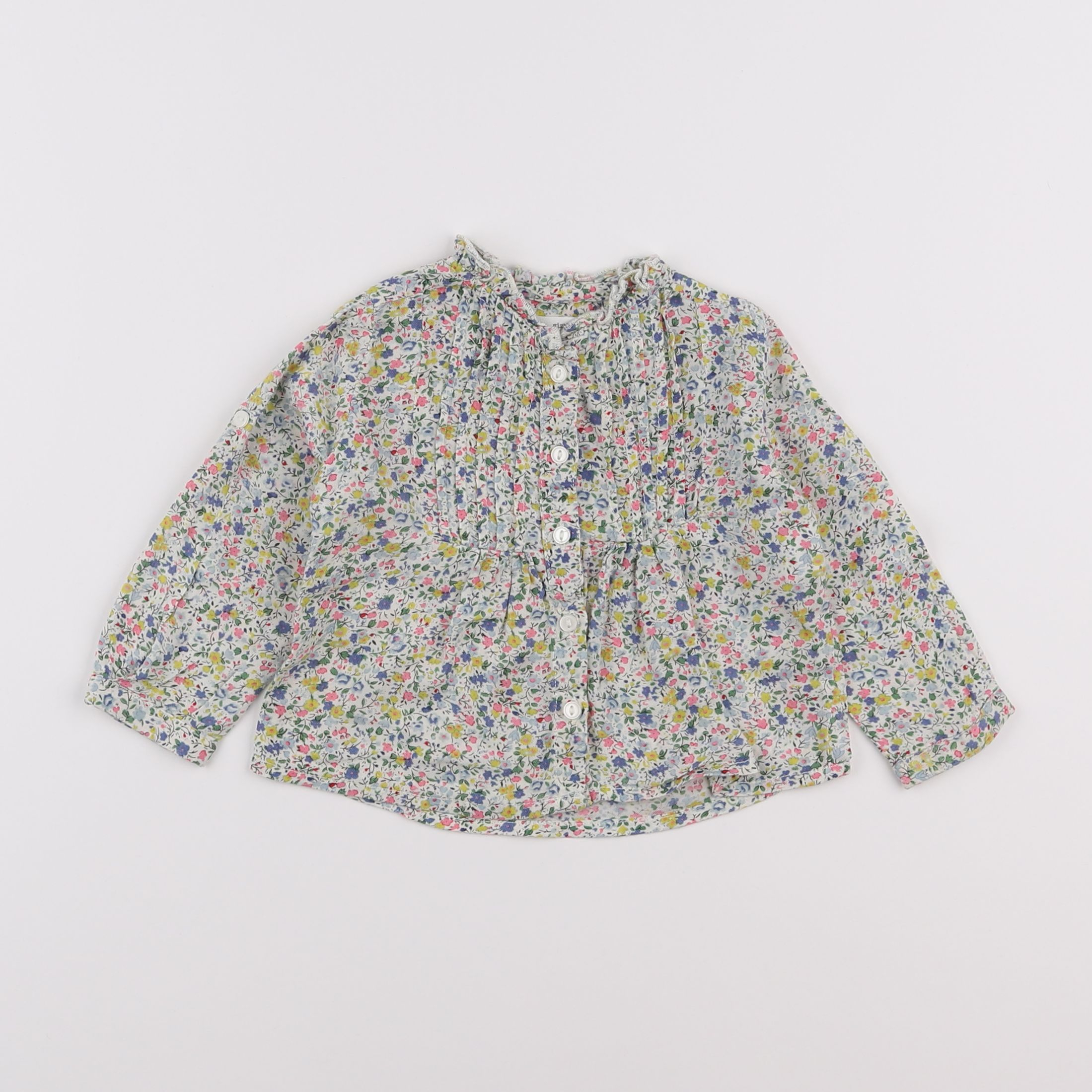 Zara - blouse multicolore - 6/9 mois