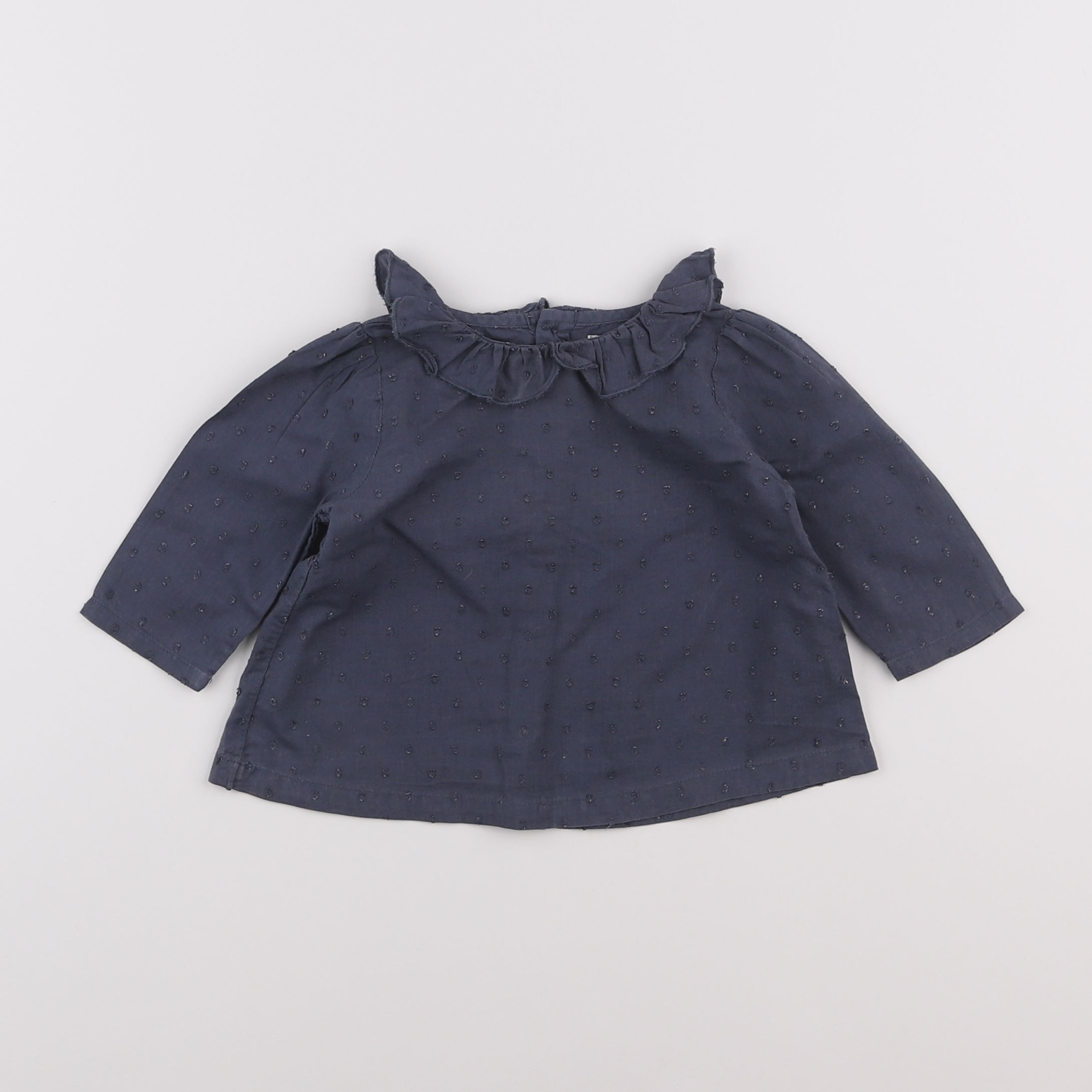 Boutchou - blouse gris - 6 mois