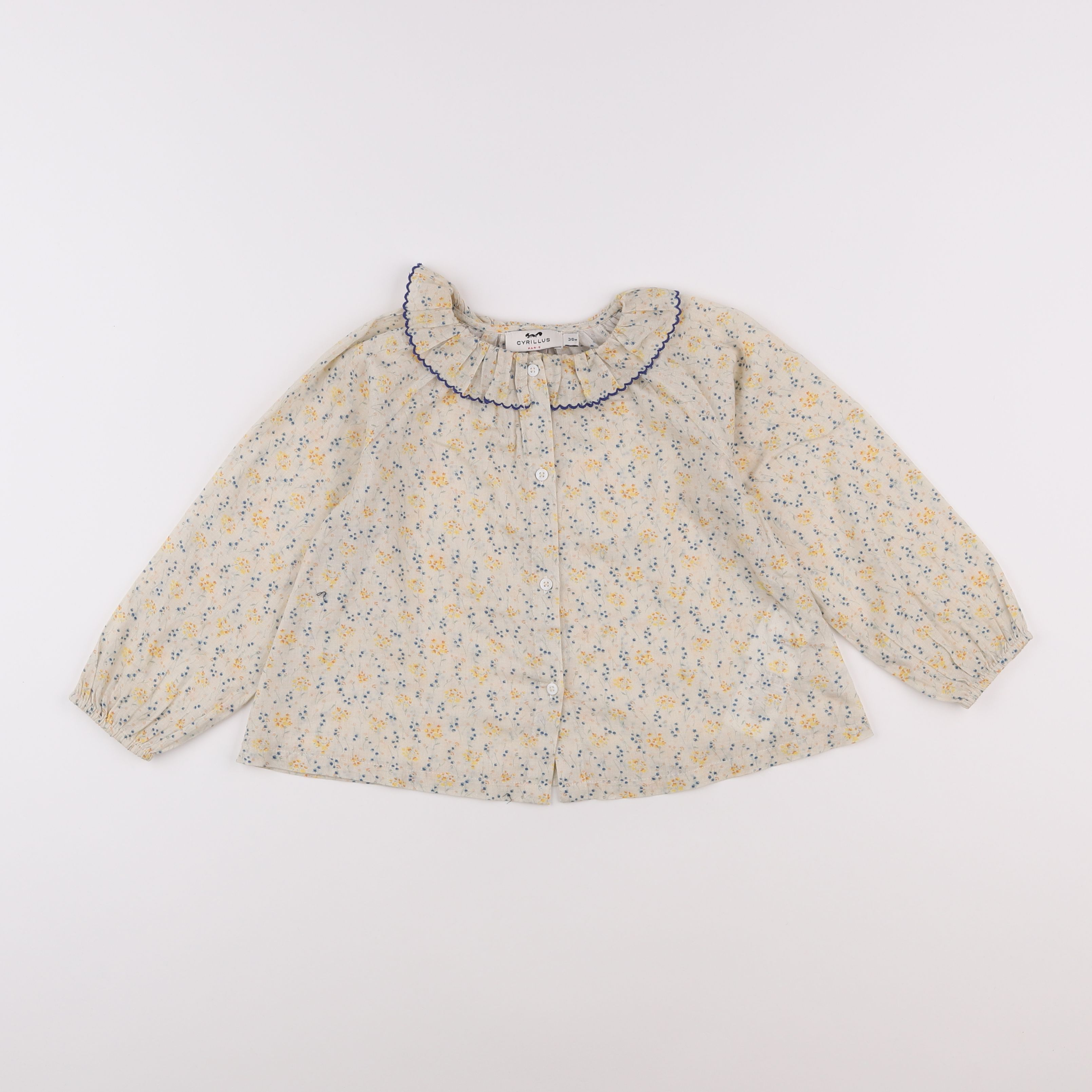 Cyrillus - blouse multicolore - 3 ans