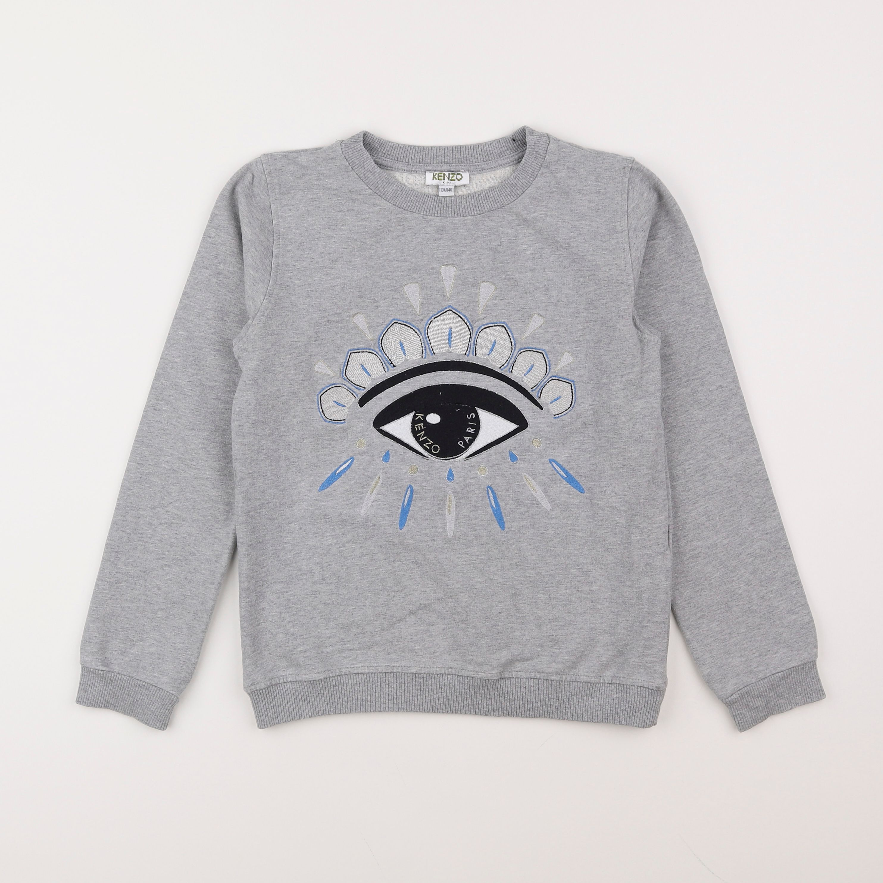 Kenzo - sweat gris - 10 ans