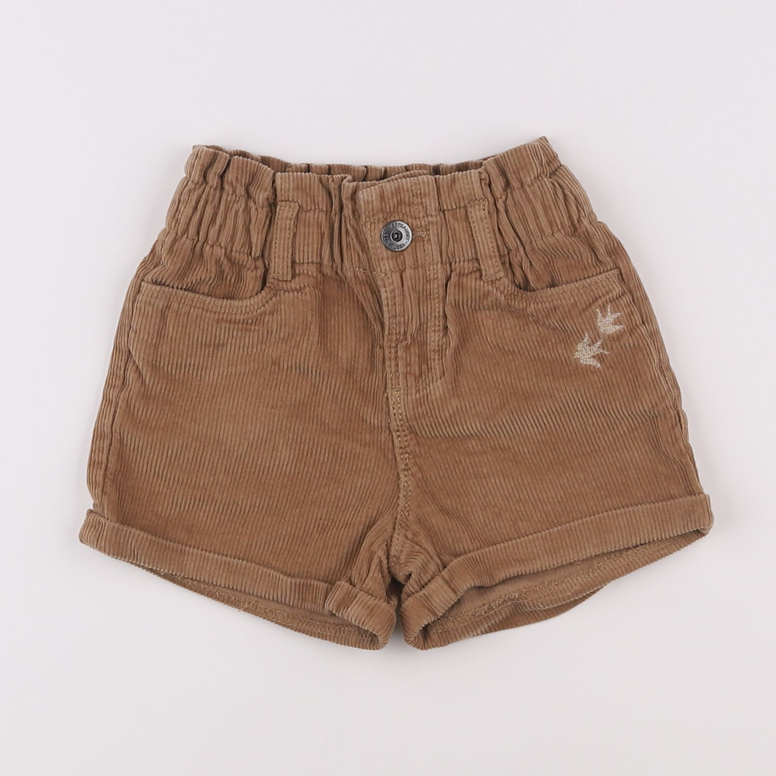 Vertbaudet - short marron - 3 ans