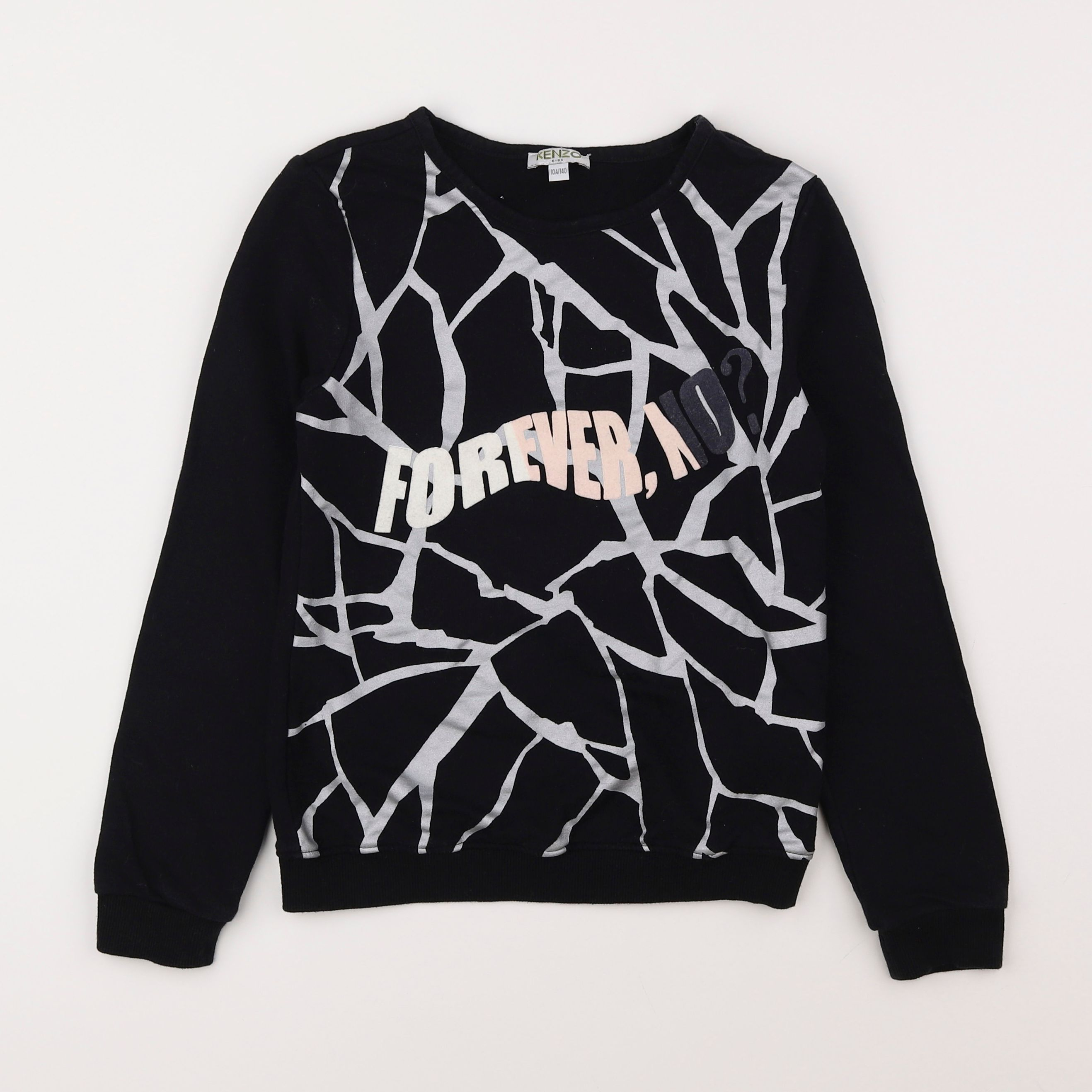 Kenzo - sweat noir - 10 ans