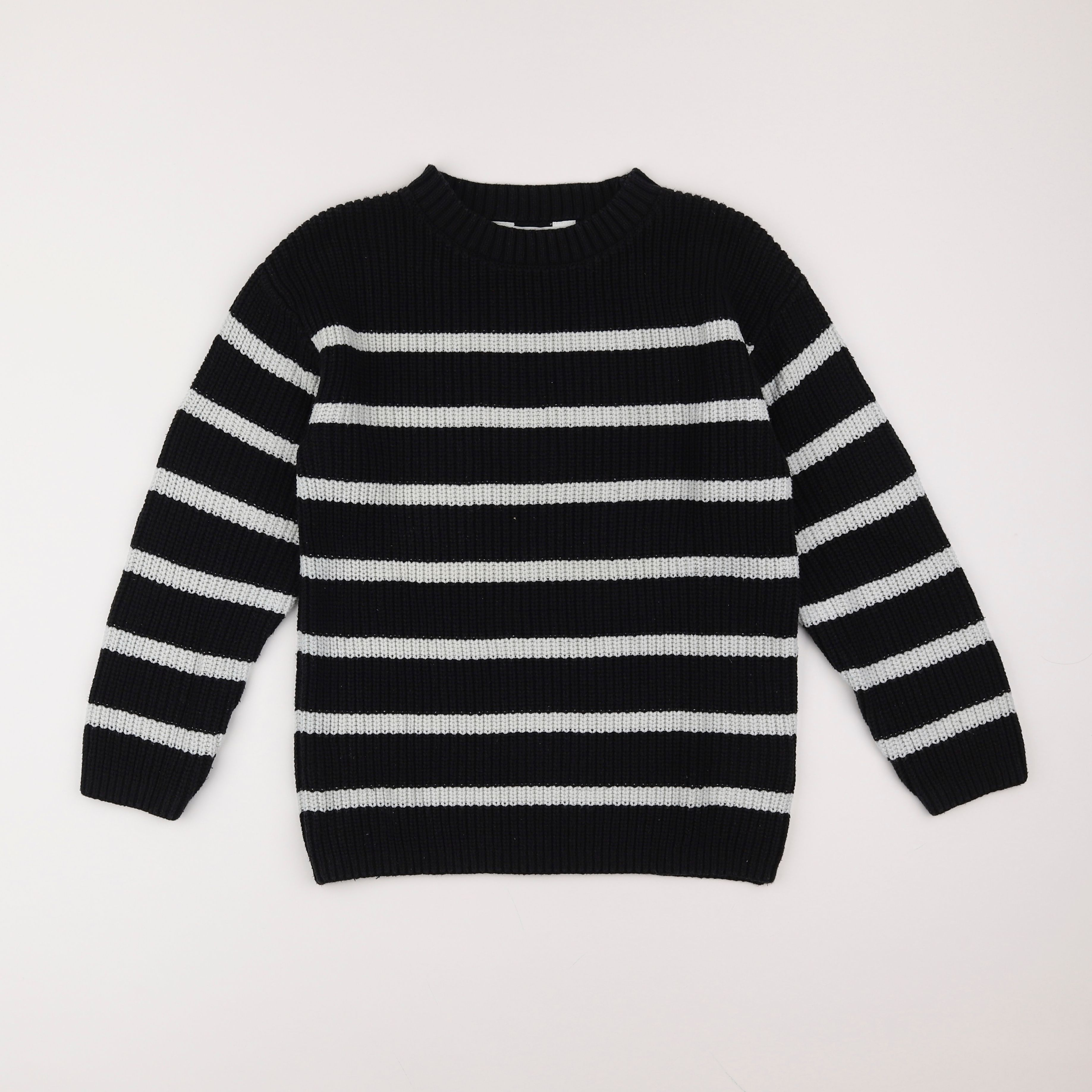 H&M - pull bleu - 10/12 ans