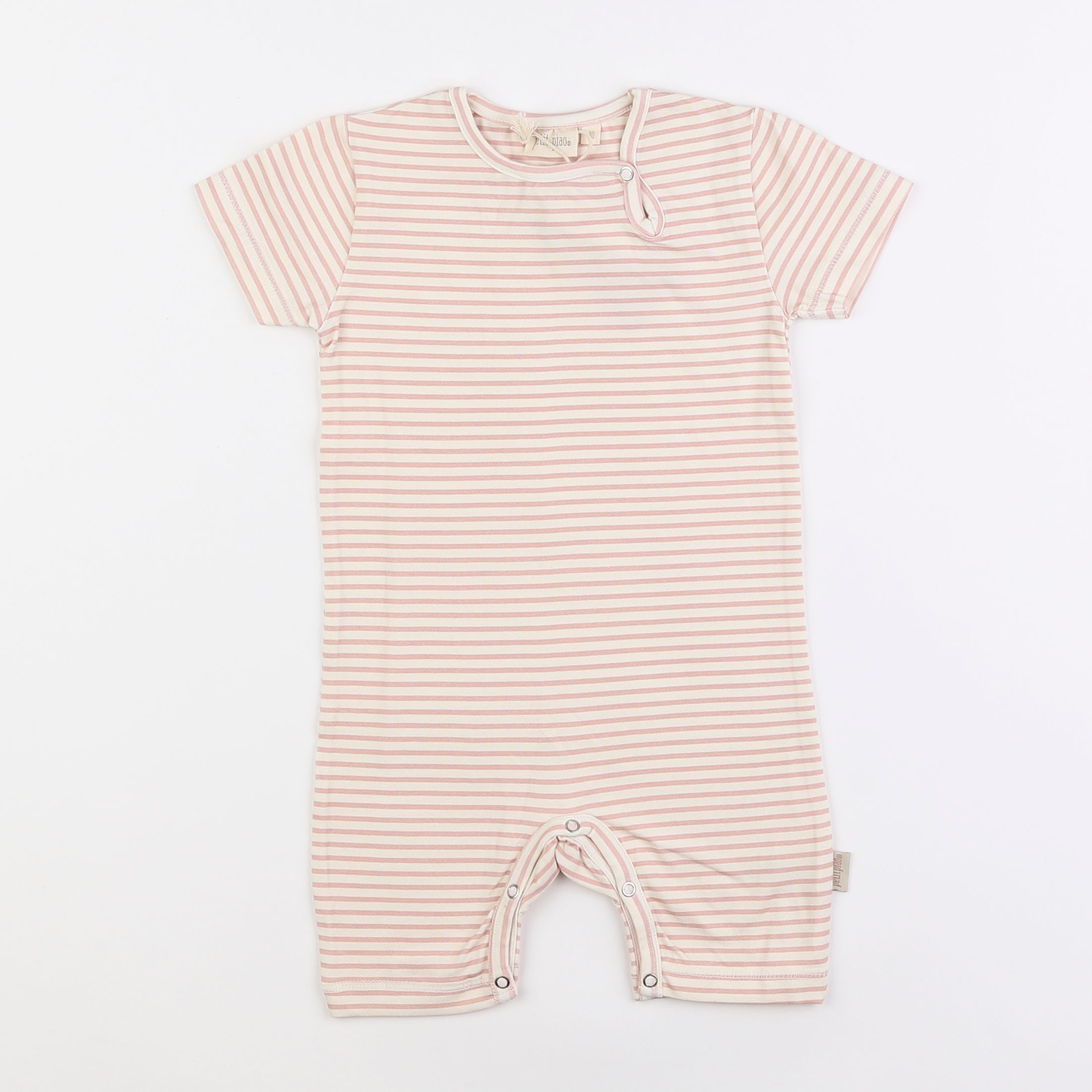 Petit Piao - pyjama coton rose - 12 mois