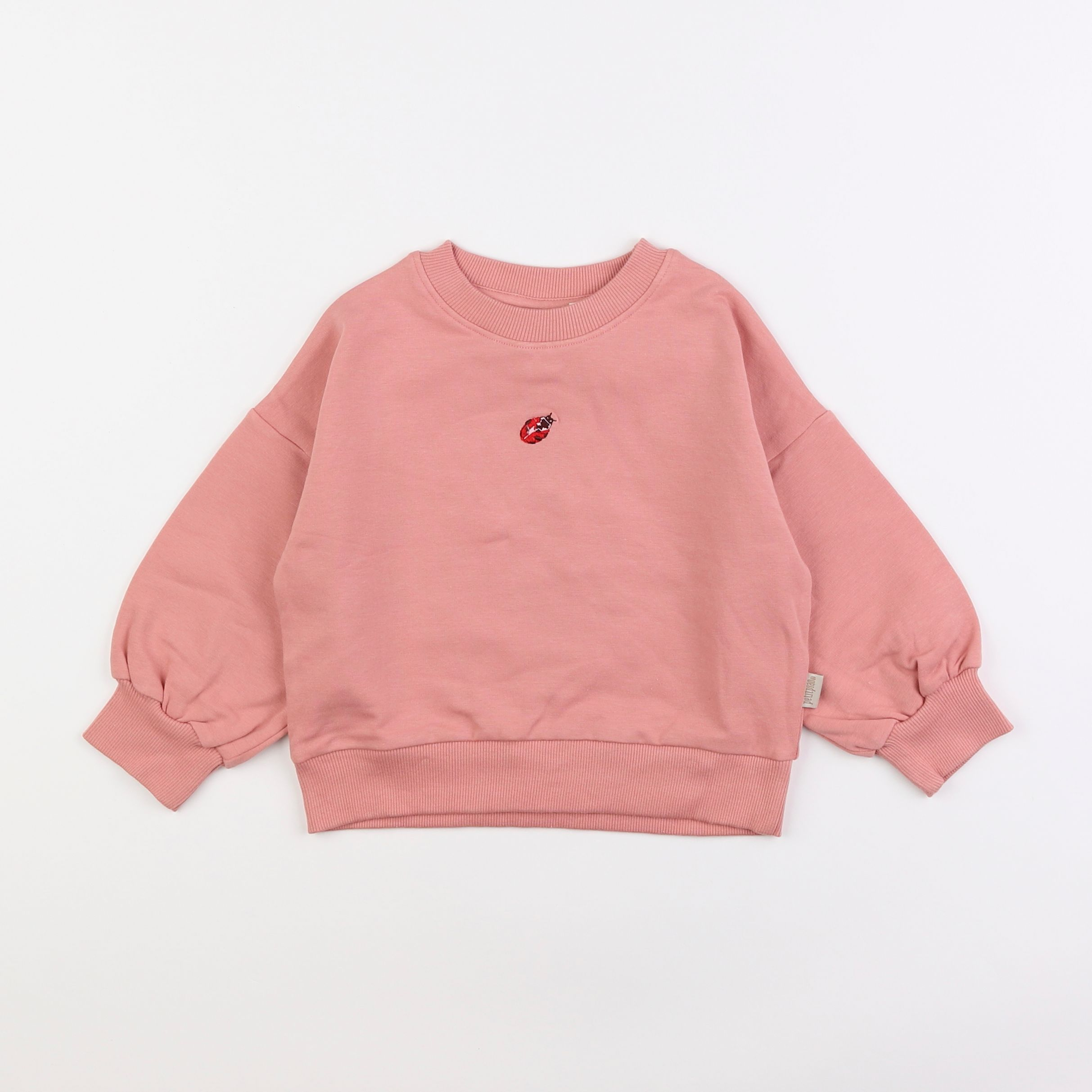 Petit Piao - sweat rose - 12 mois