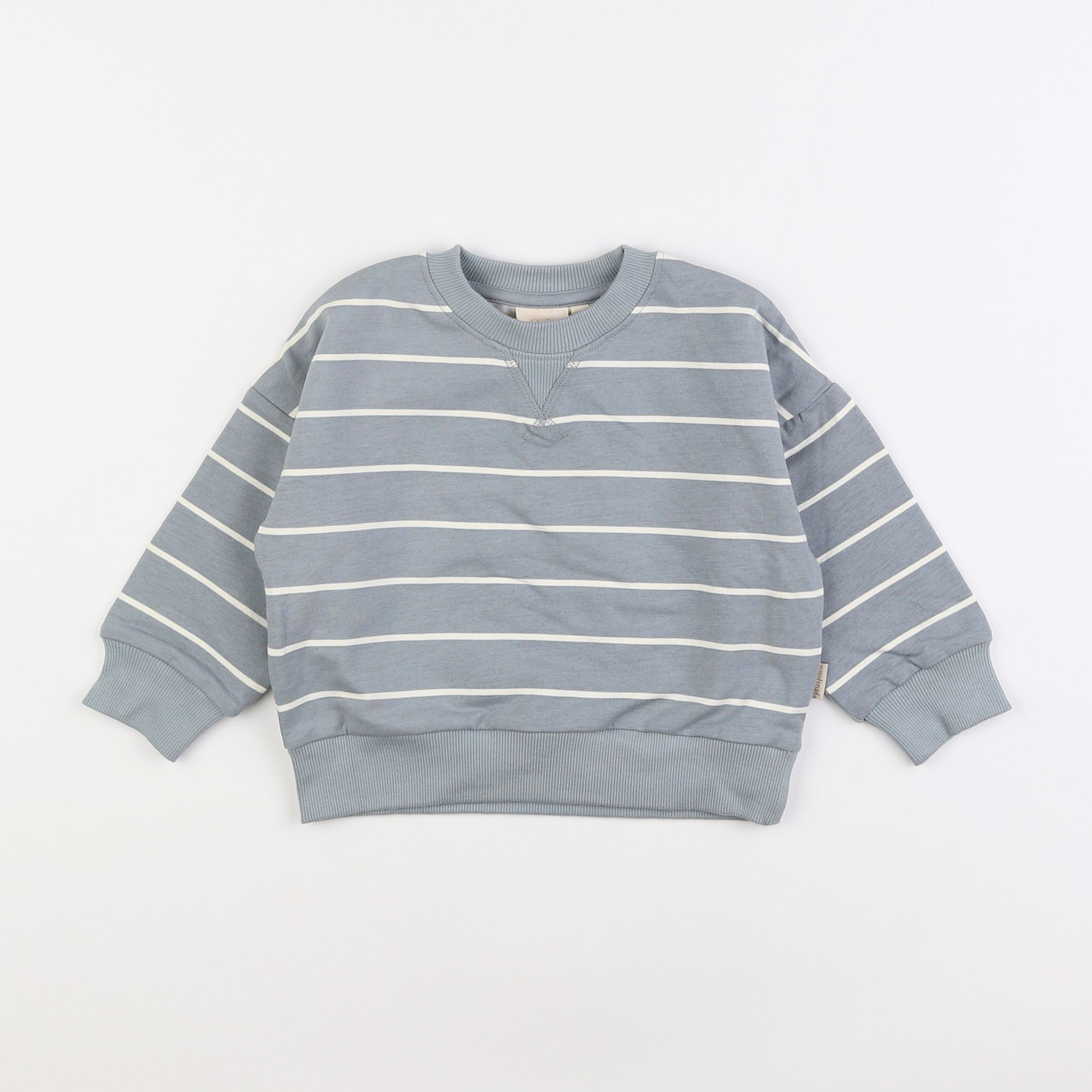 Petit Piao - sweat bleu - 12 mois