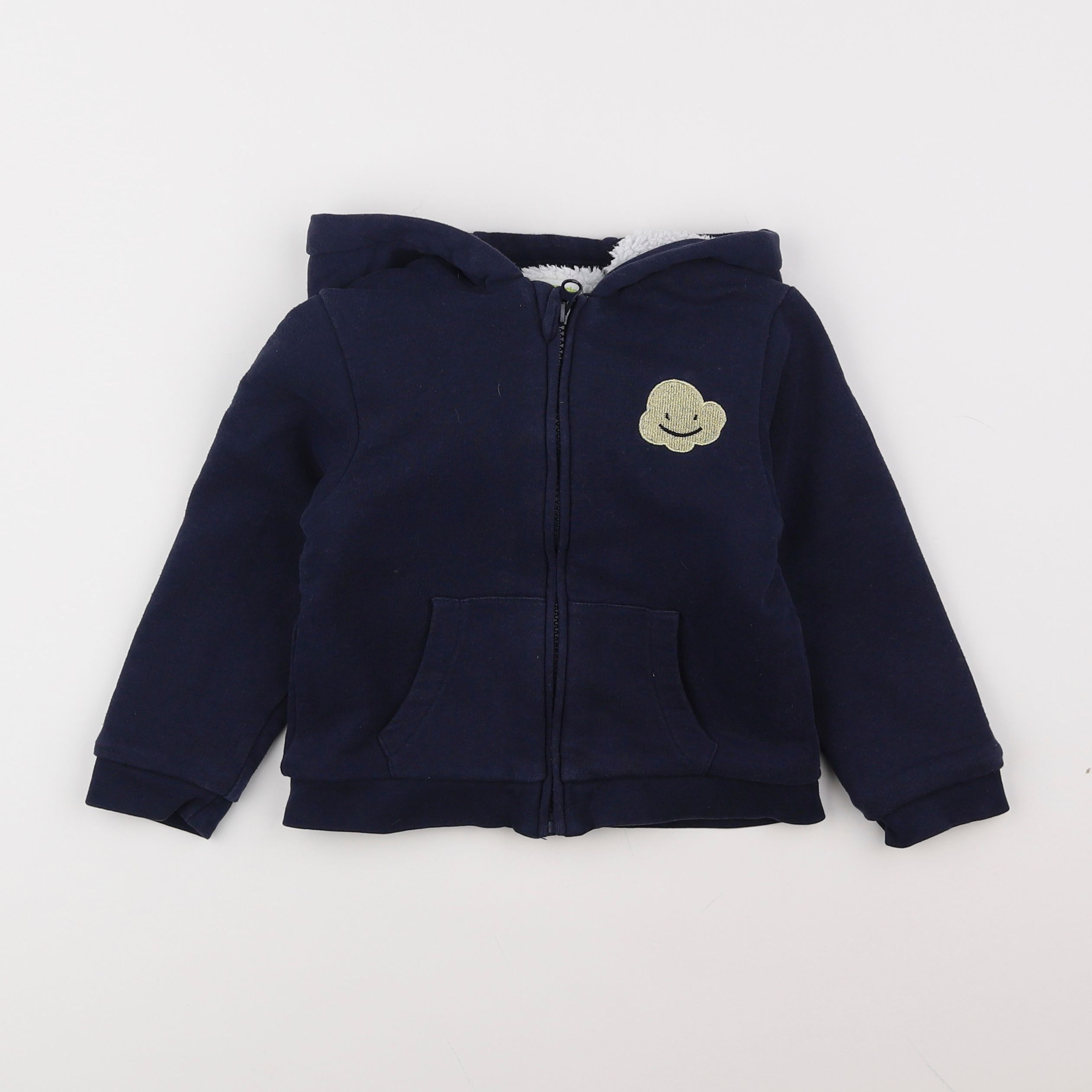 Vertbaudet - sweat bleu - 5 ans