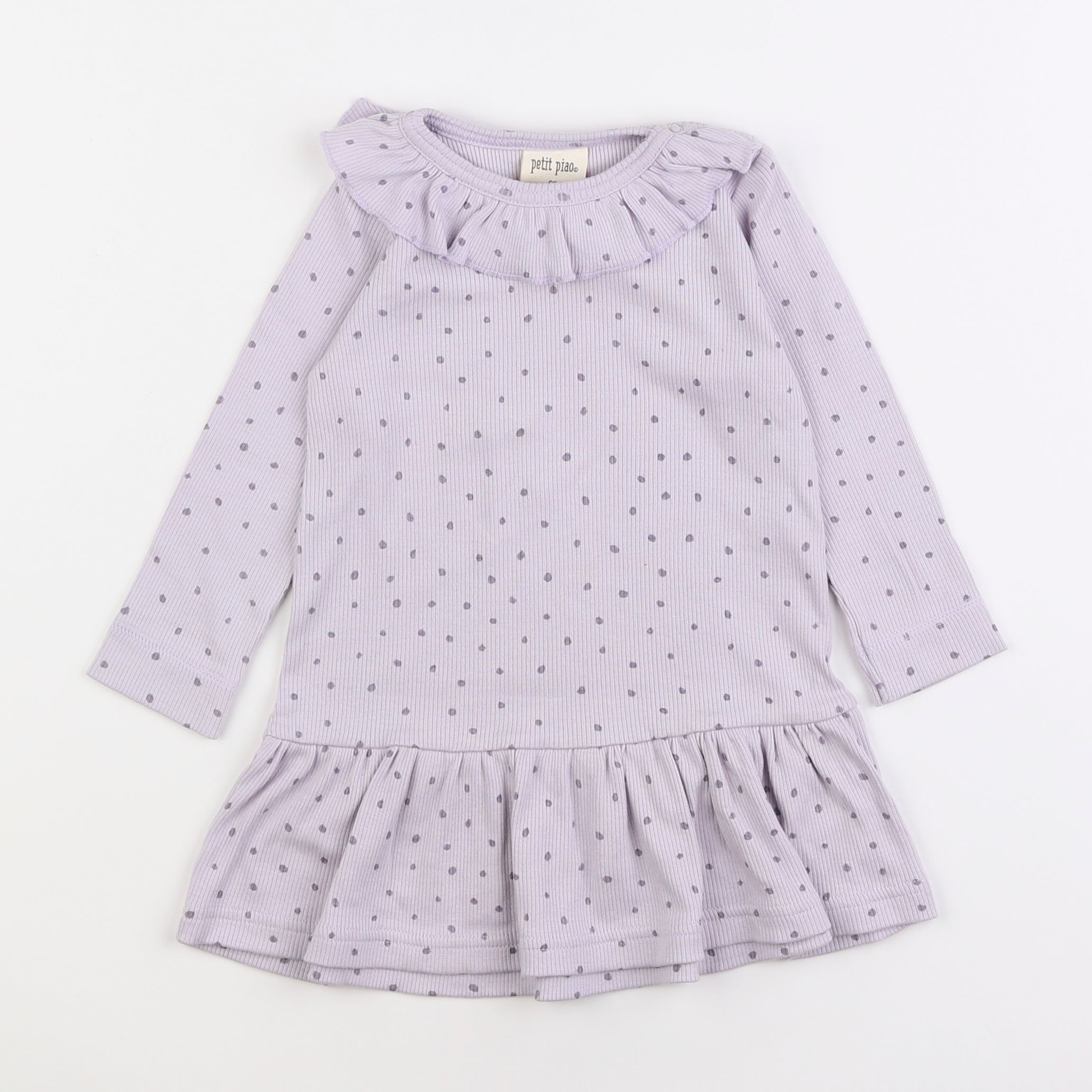 Petit Piao - robe violet - 12 mois