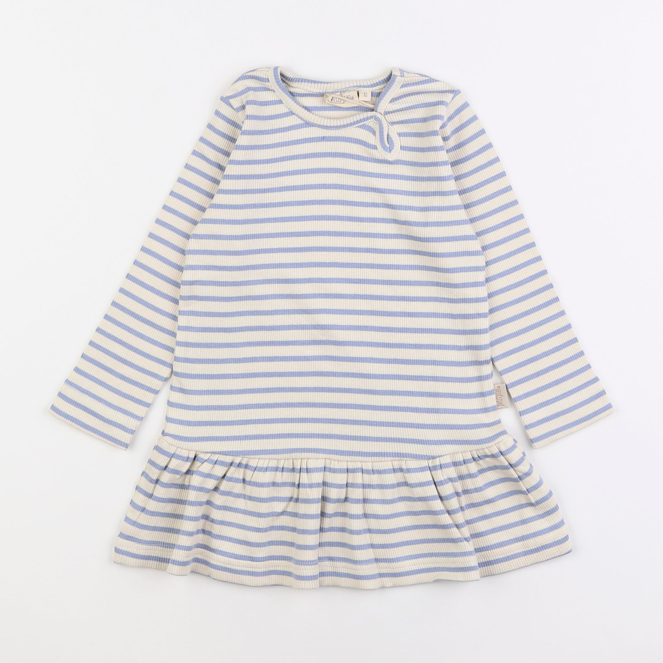 Petit Piao - robe bleu - 12 mois