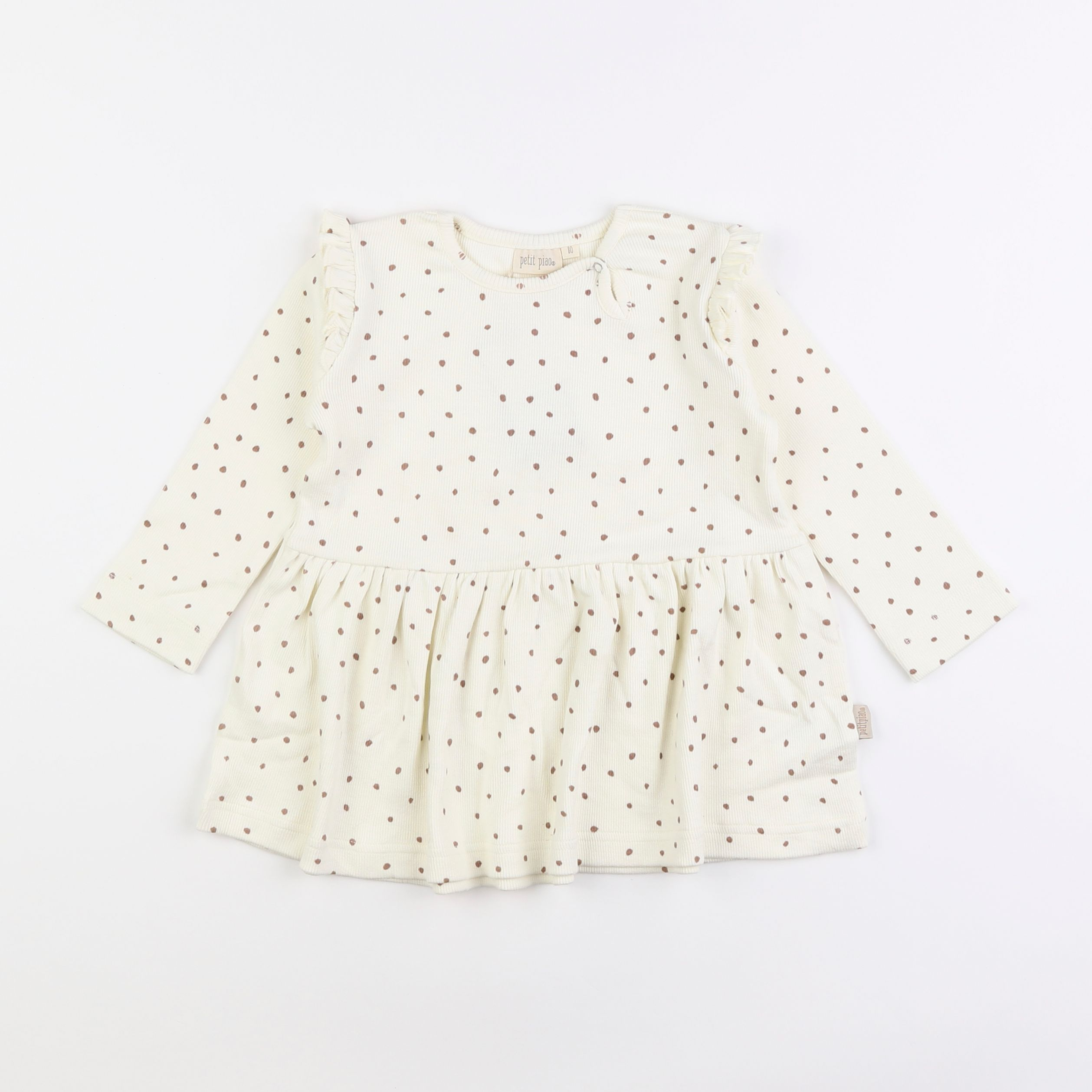 Petit Piao - robe beige - 12 mois