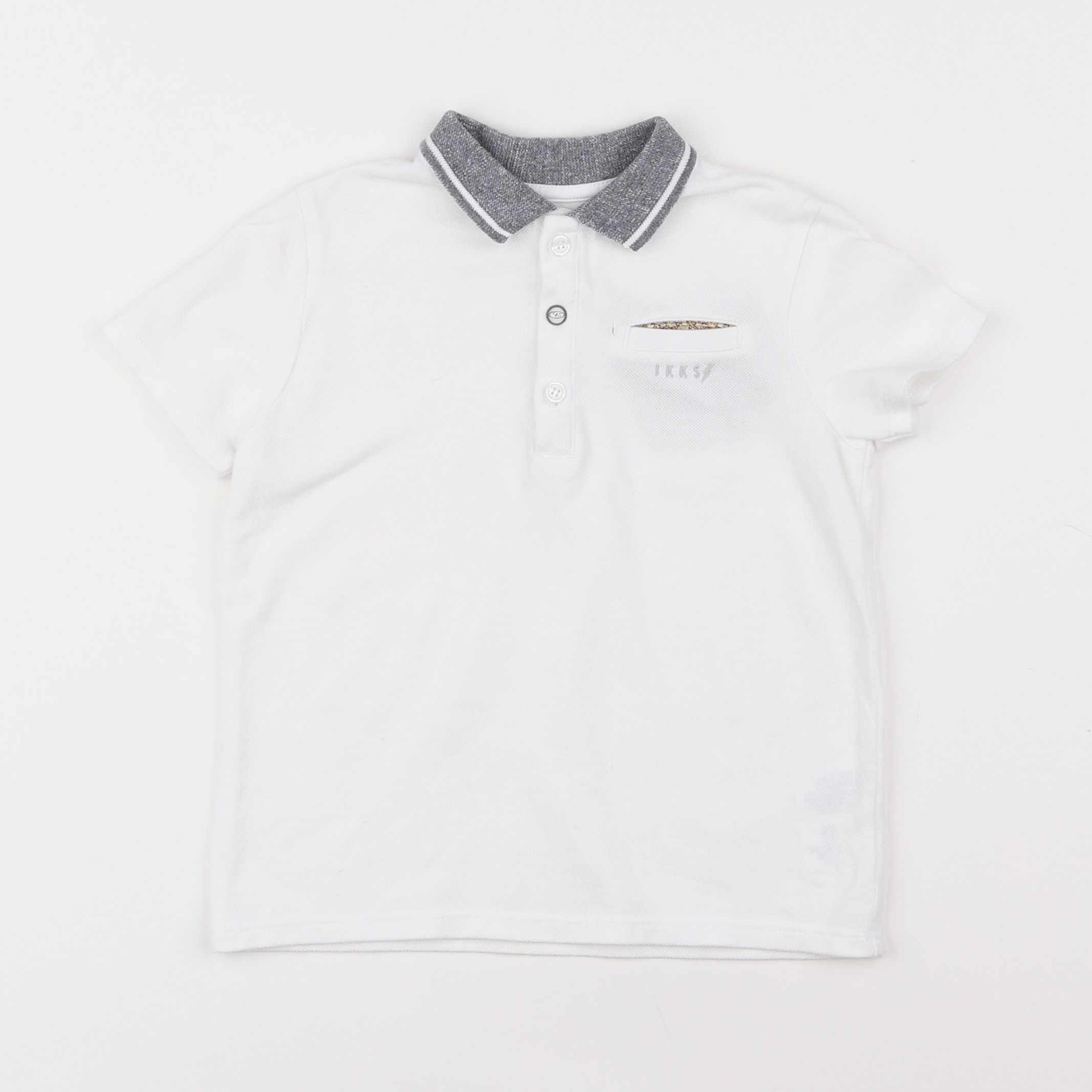 IKKS - polo blanc - 3 ans