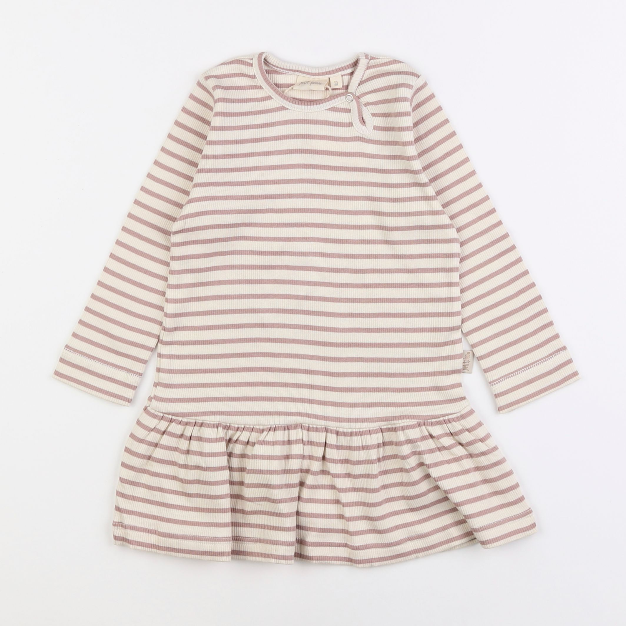 Petit Piao - robe rose - 12 mois