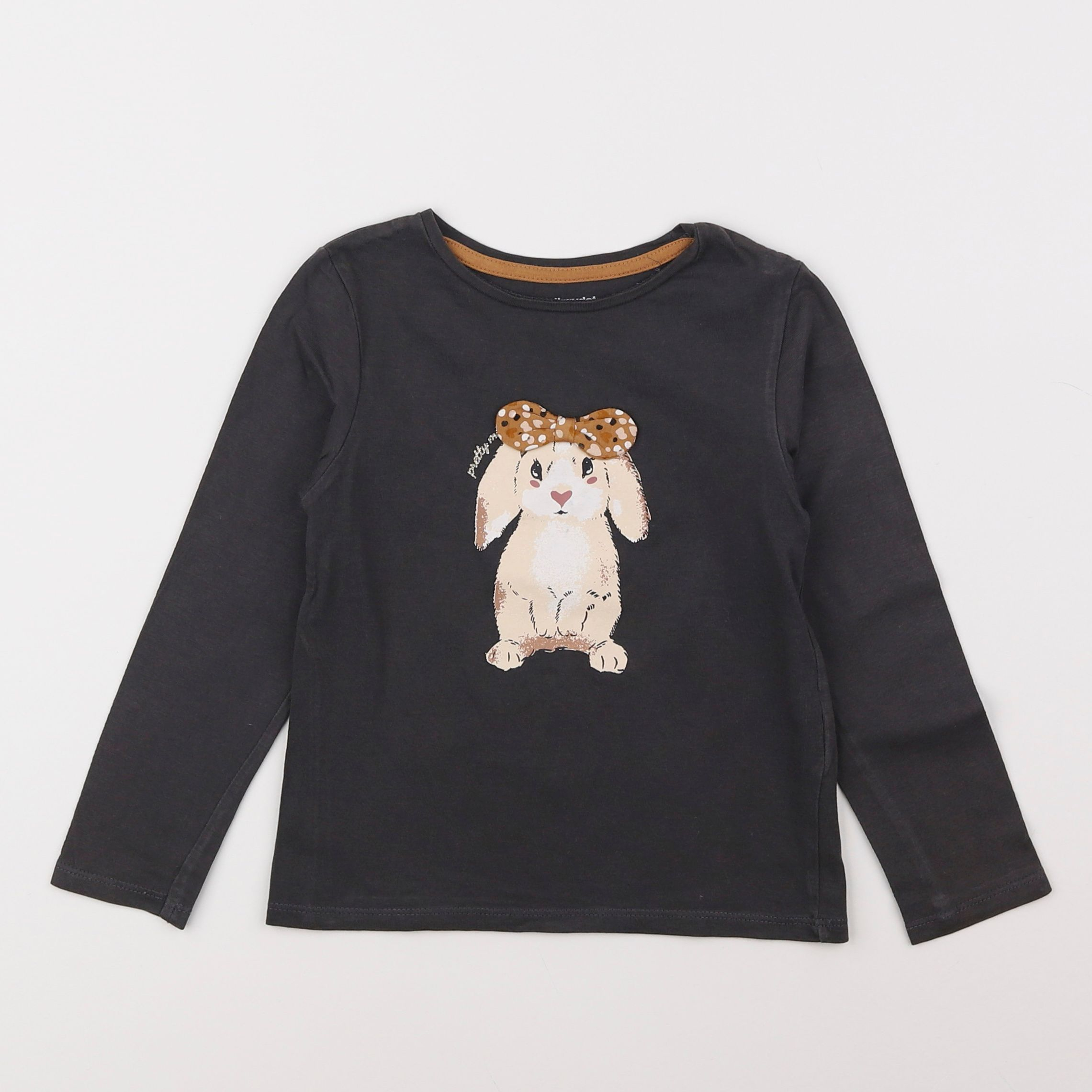 Vertbaudet - tee-shirt gris - 4 ans