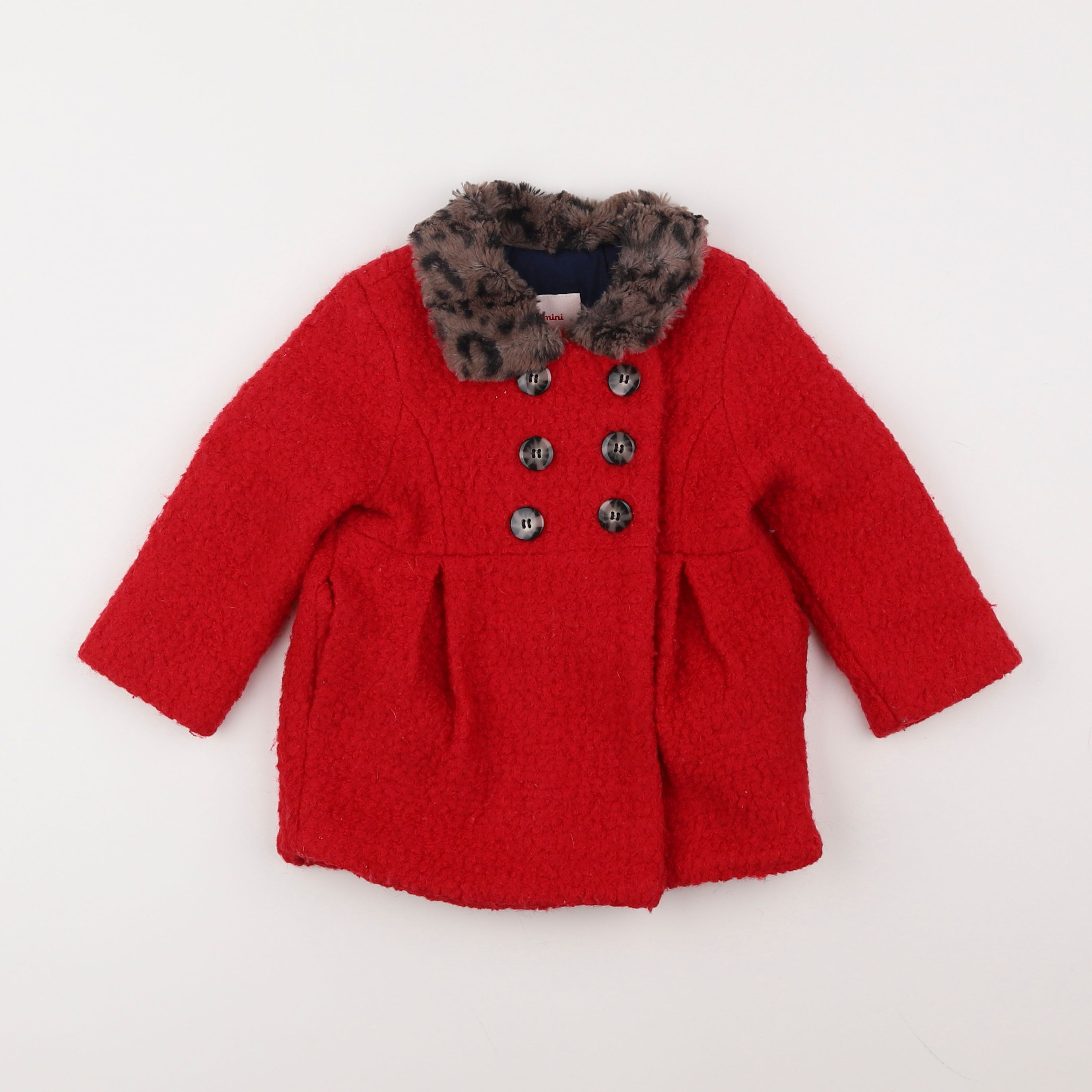 Catimini - manteau rouge - 18 mois