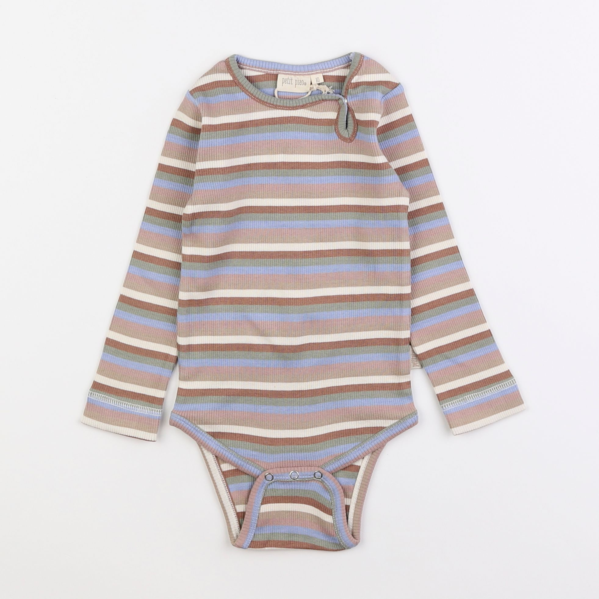 Petit Piao - body multicolore - 12 mois