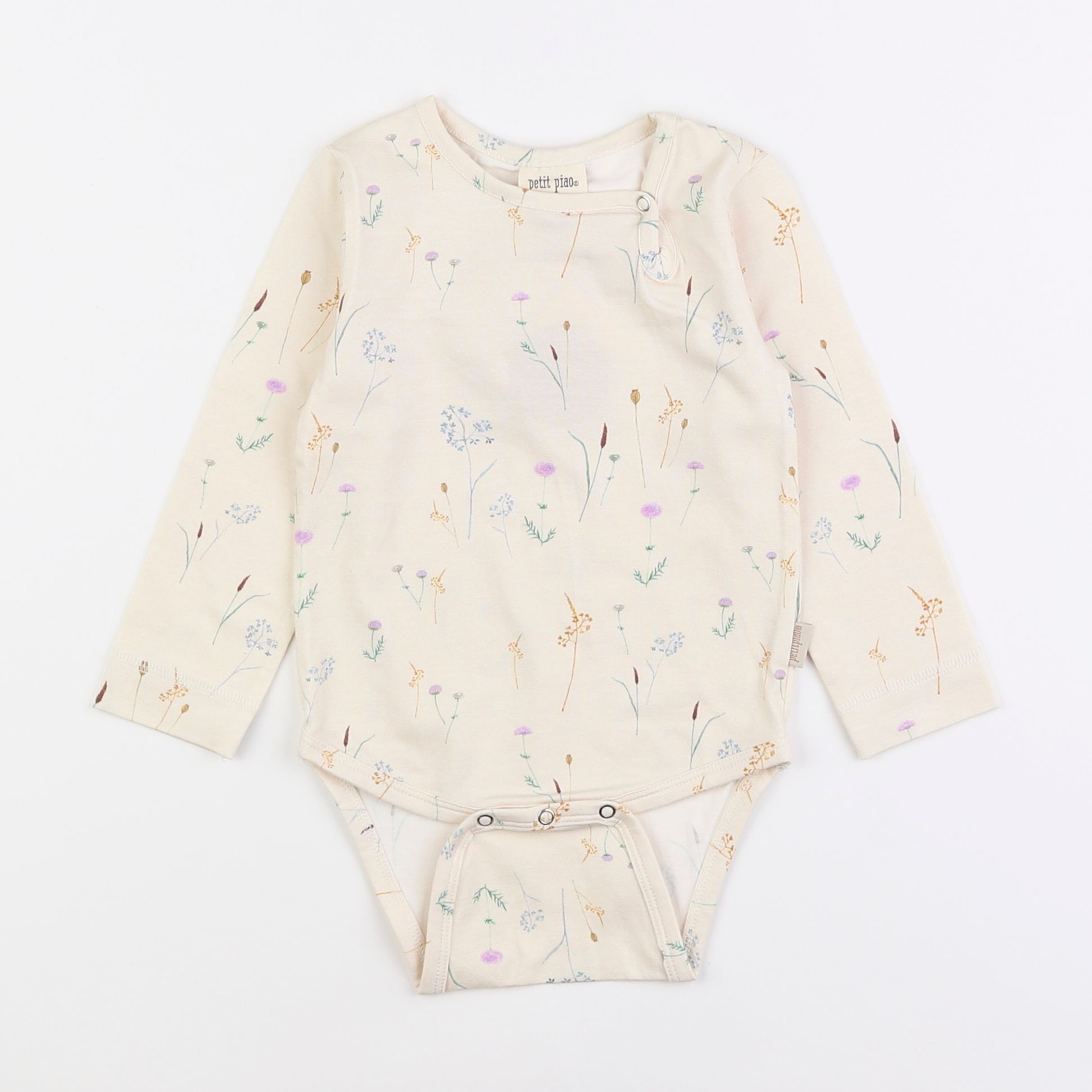 Petit Piao - body beige - 12 mois