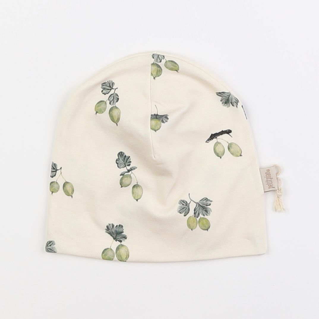 Petit Piao - bonnet beige, vert - 6/12 mois