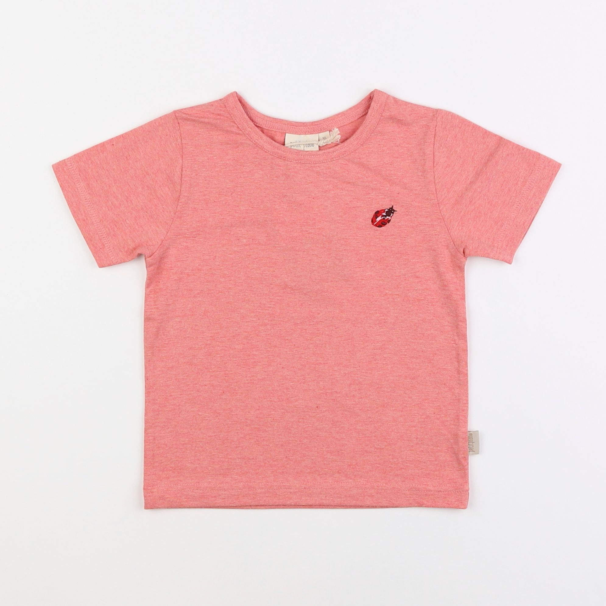 Petit Piao - tee-shirt rose - 12 mois