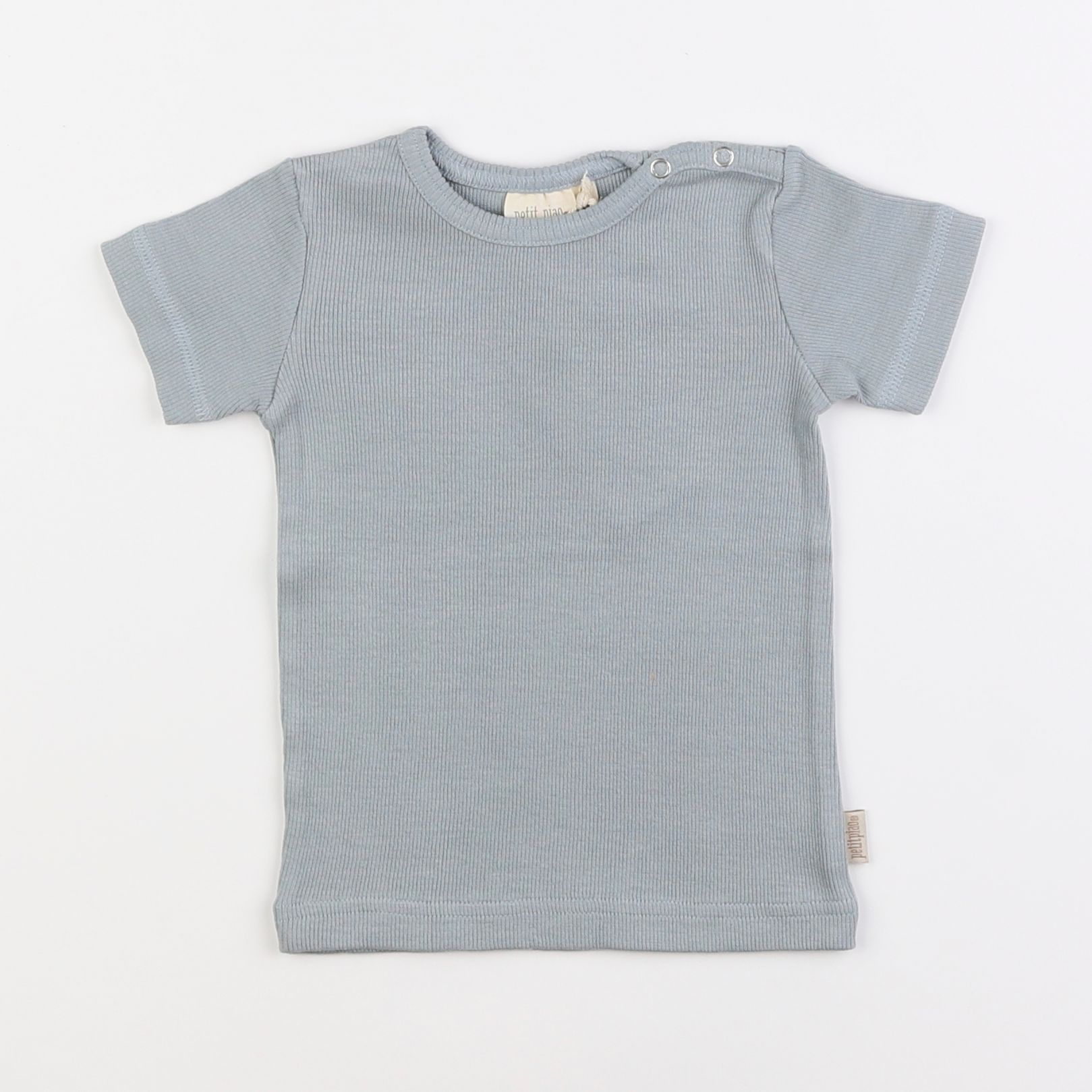 Petit Piao - tee-shirt bleu - 12 mois