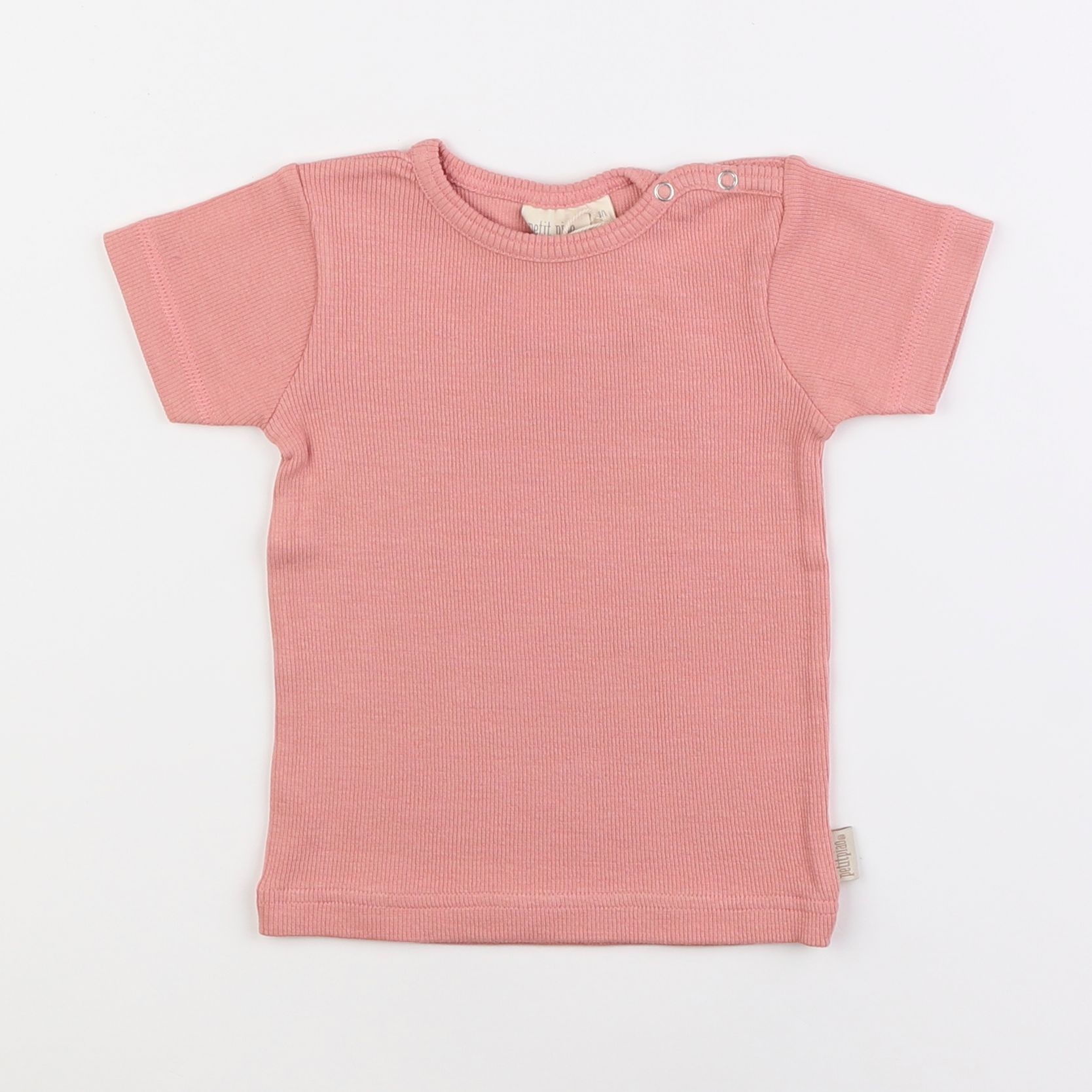 Petit Piao - tee-shirt rose - 12 mois