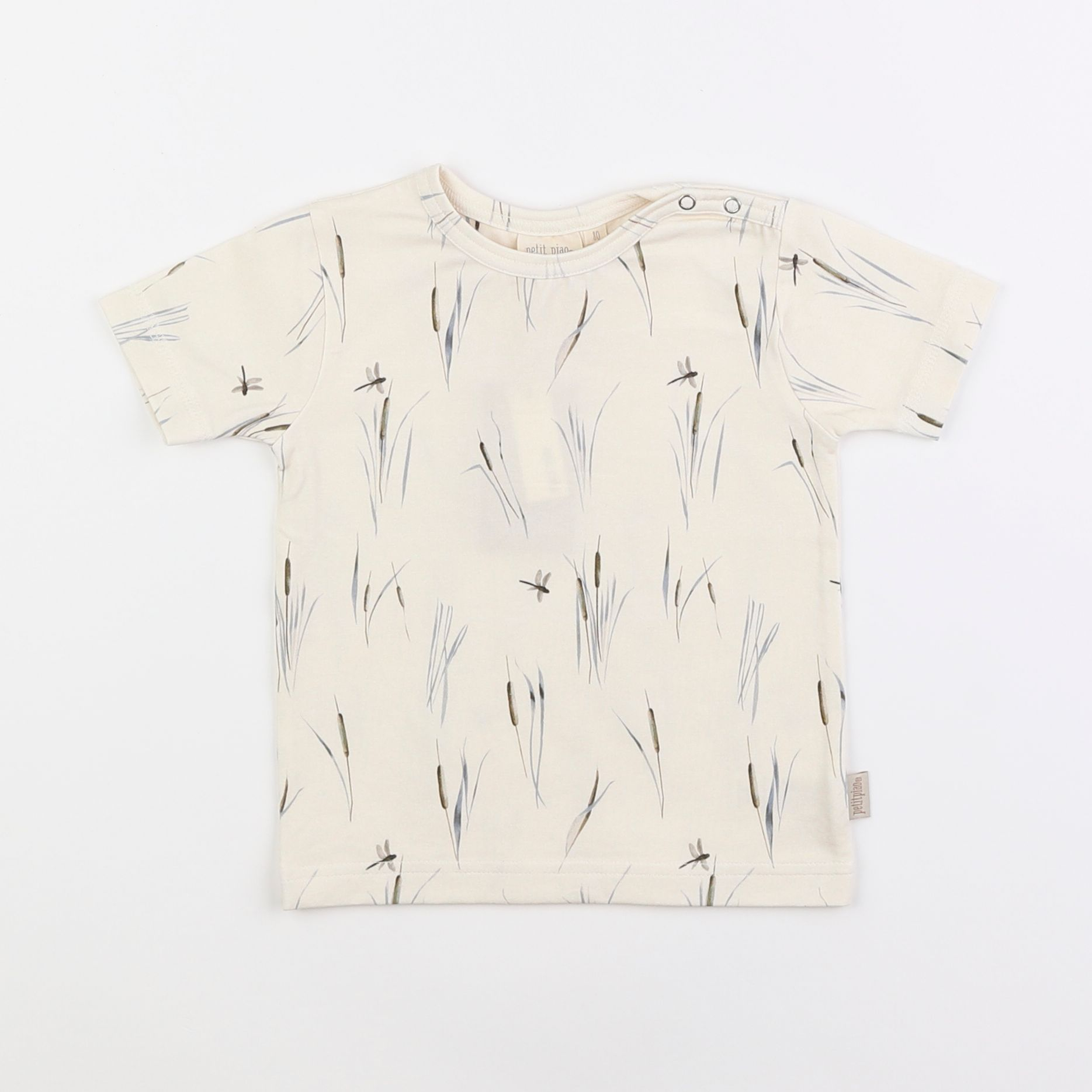 Petit Piao - tee-shirt beige - 12 mois