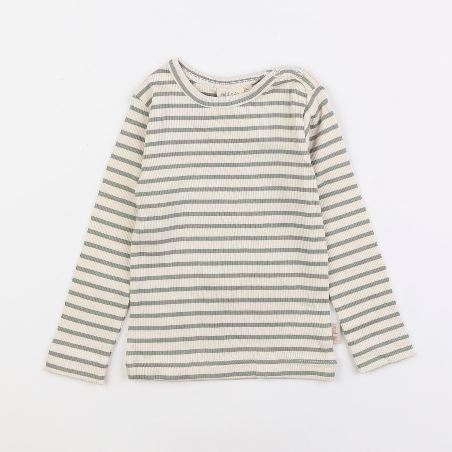 Petit Piao - tee-shirt vert - 12 mois